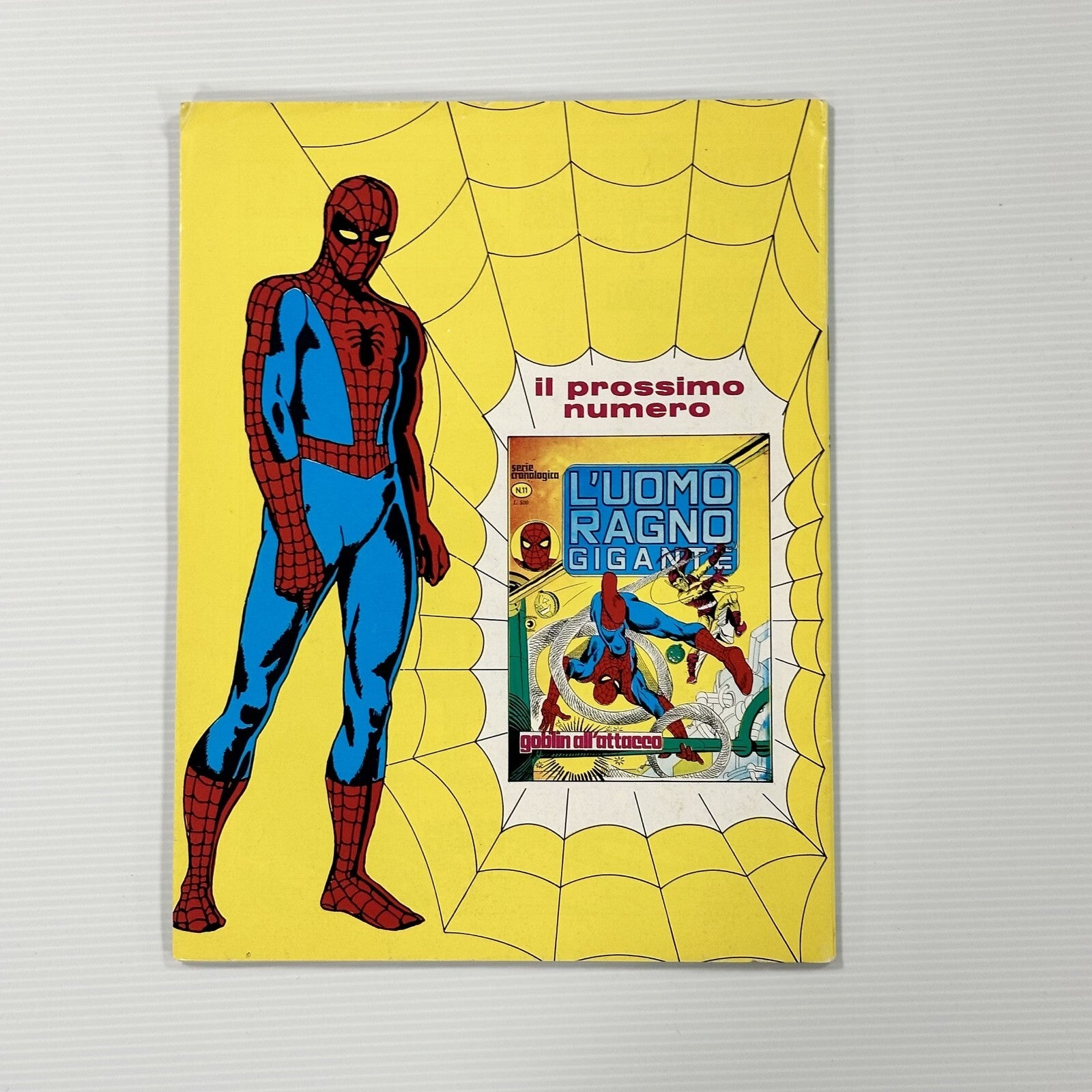L'uomo Ragno Gigante #10 1976 Italian Spider-man FN4