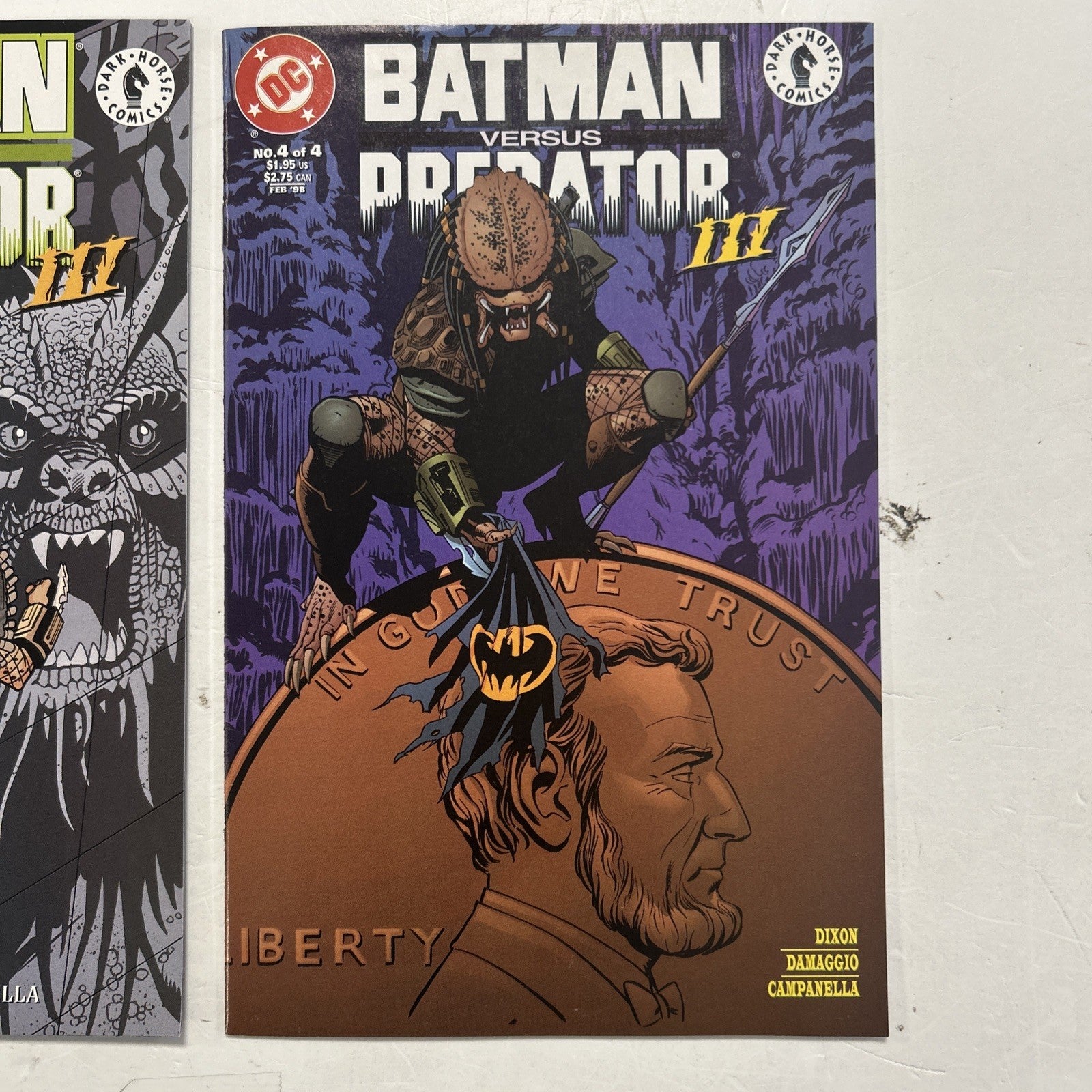 Batman vs Predator I, II & III 1991 Mid Grades Complete Set x311