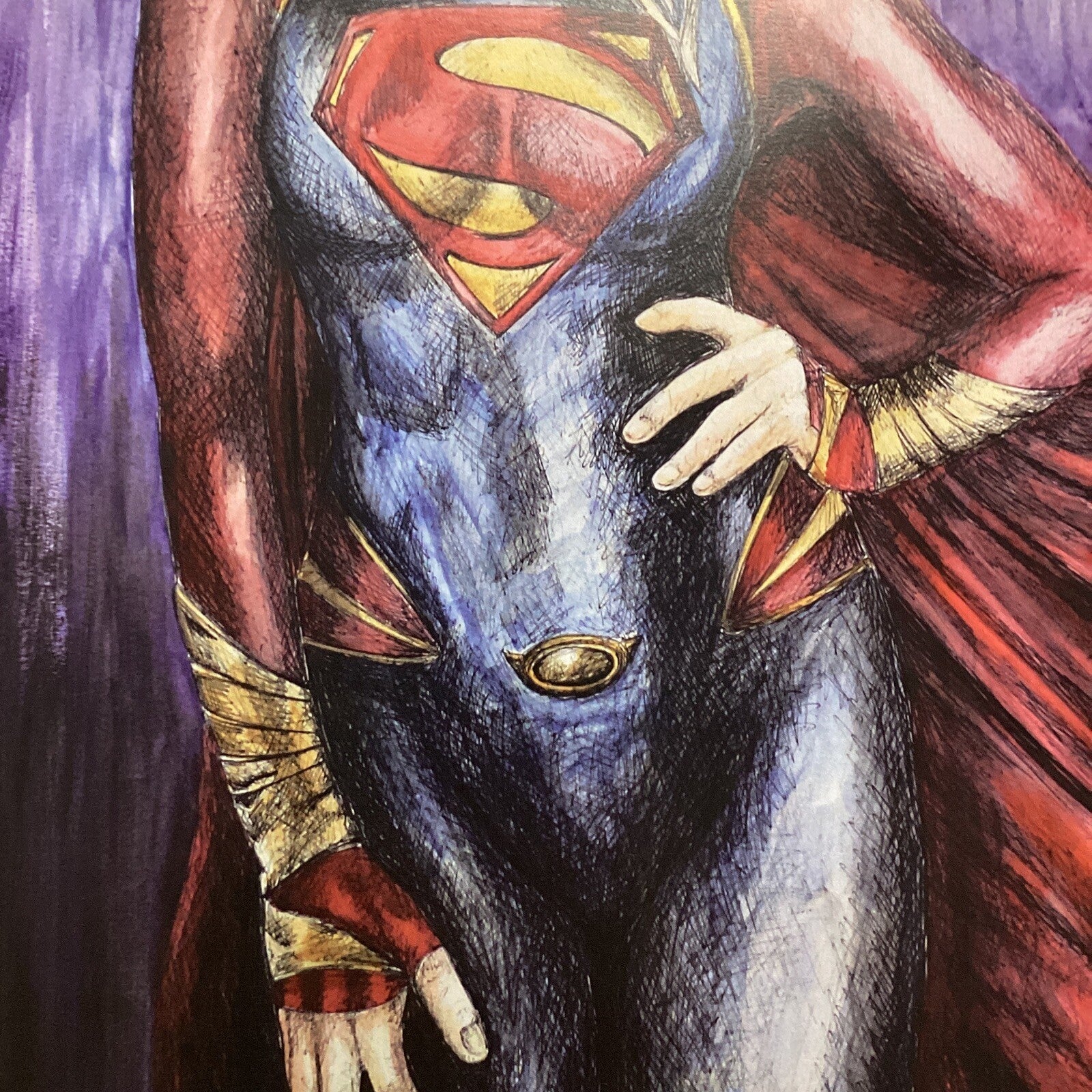 Super Girl Signed Art Print by Becky Knapp5