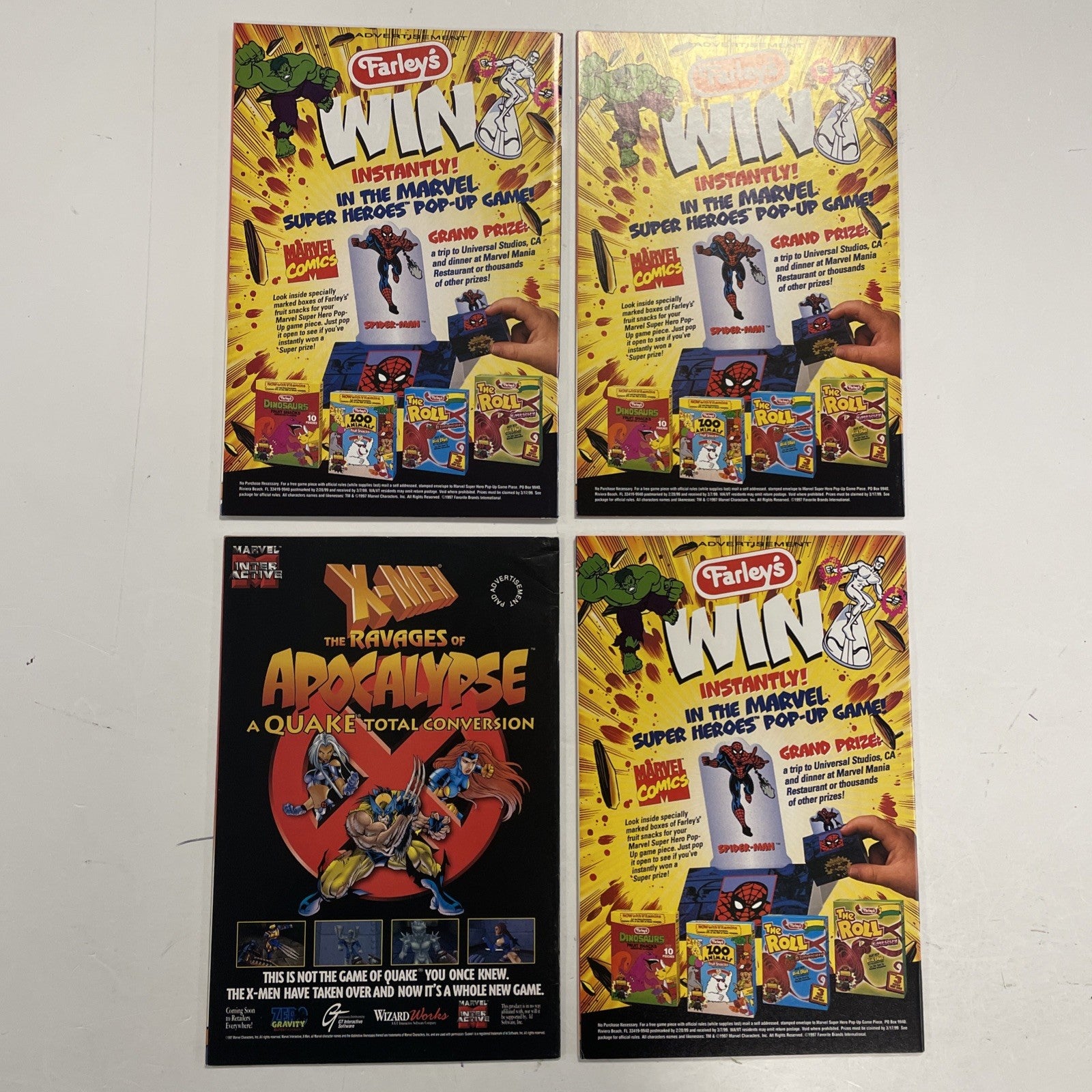 Spider-Man: Spiderhunt #1-4 1998 Complete Set Mid-high Grades6