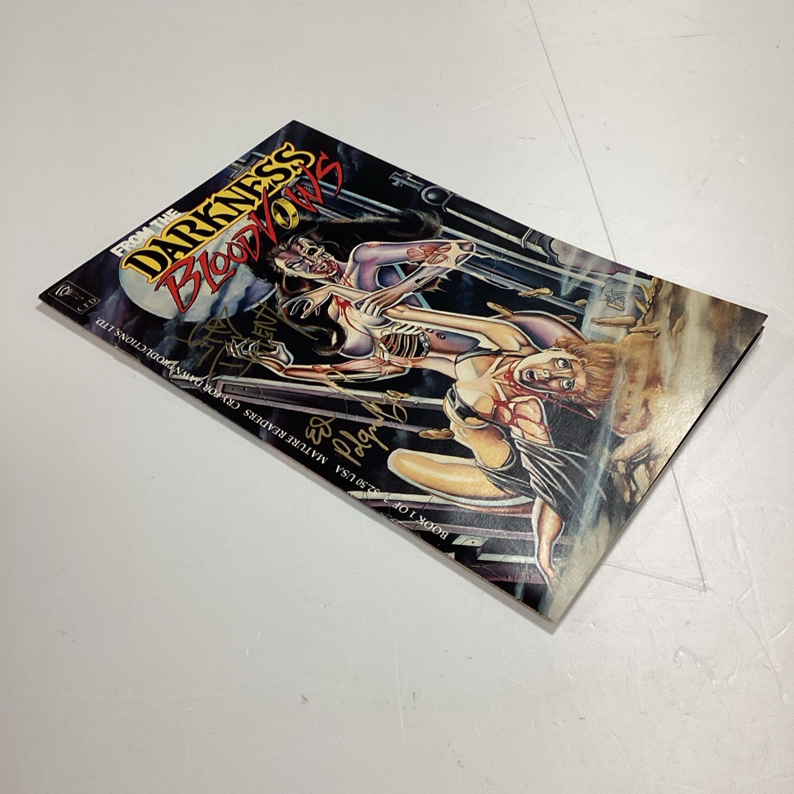 From The Darkness Blood Vows #1 1992 Signed By Balent Ed Polgardy3