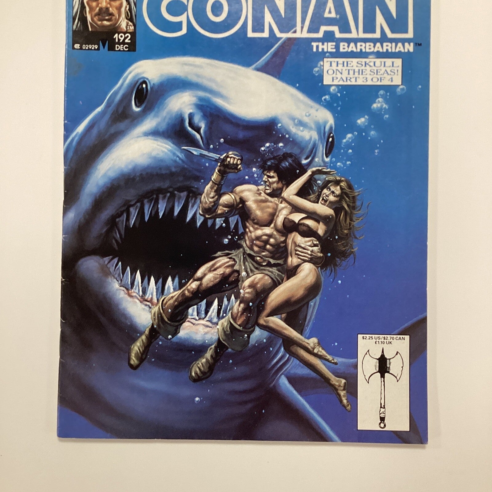 The Savage Sword Of Conan The Barbarian #192 1992 FN2