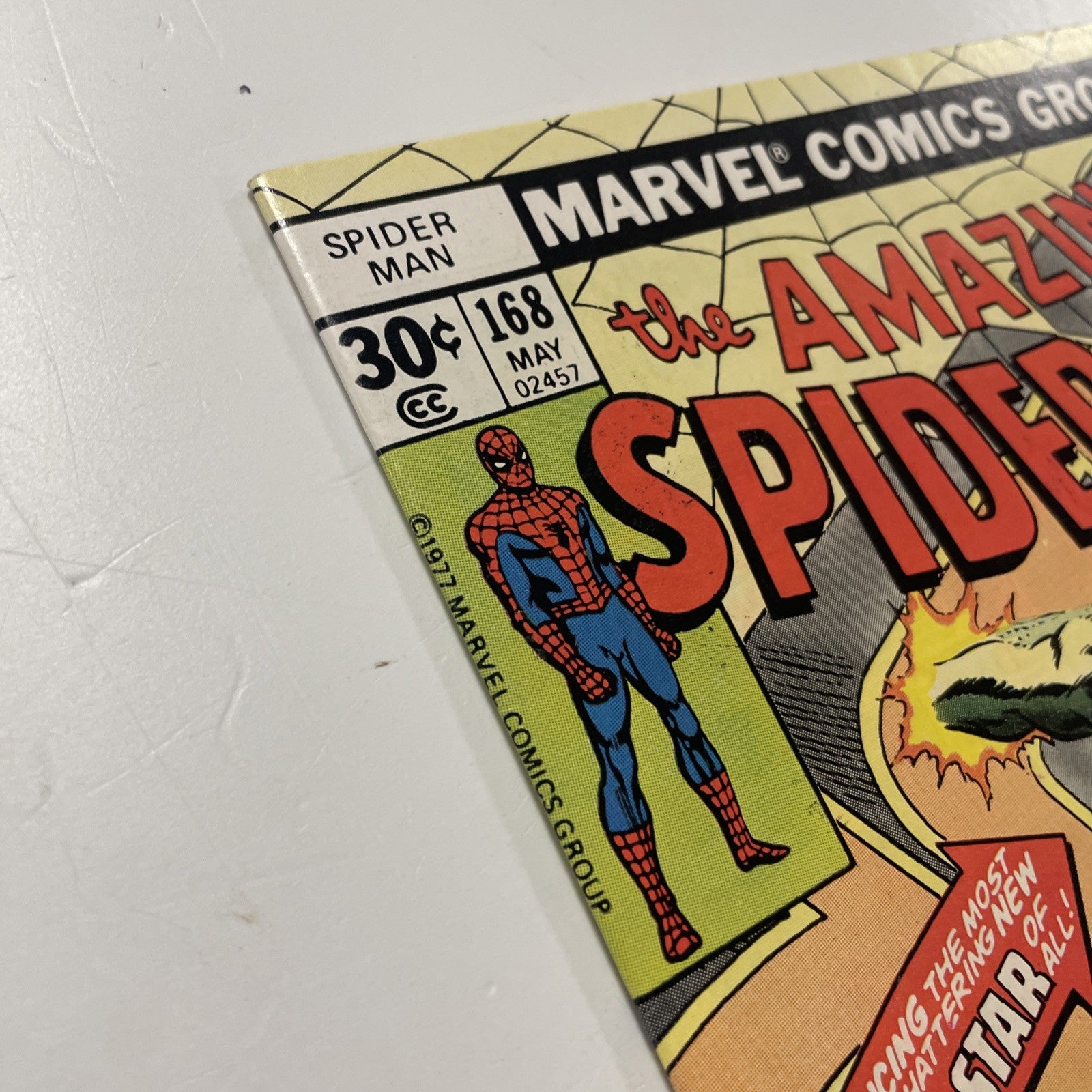 Amazing Spider-Man #168 1977 VF/NM 2nd Appearance of Will-o'-the-Wisp5