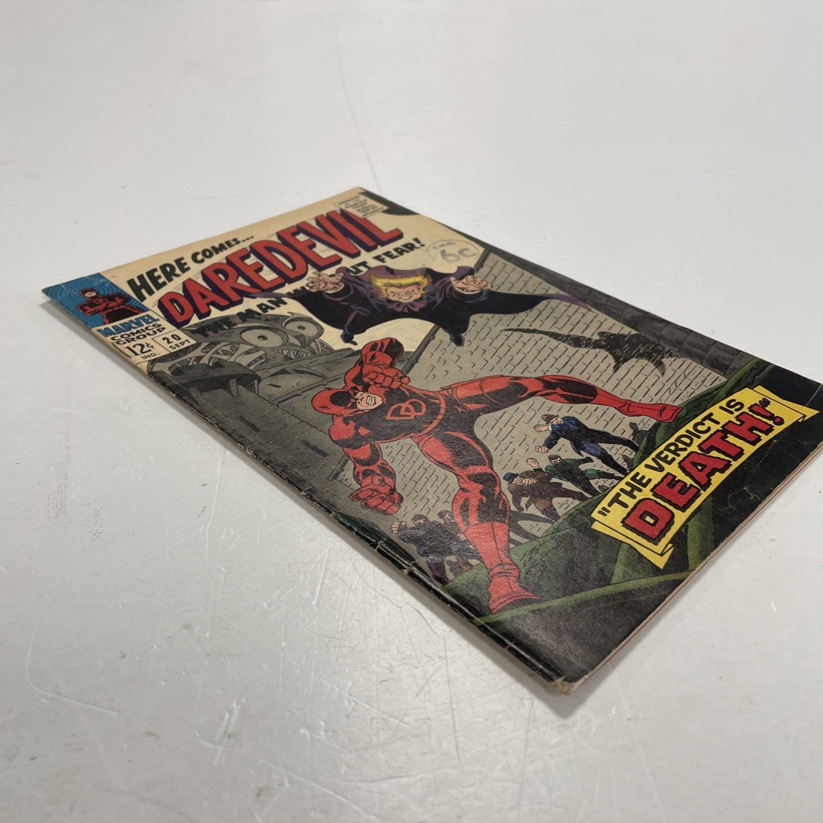 Daredevil #20 1966 VG+ Pence Stamp3