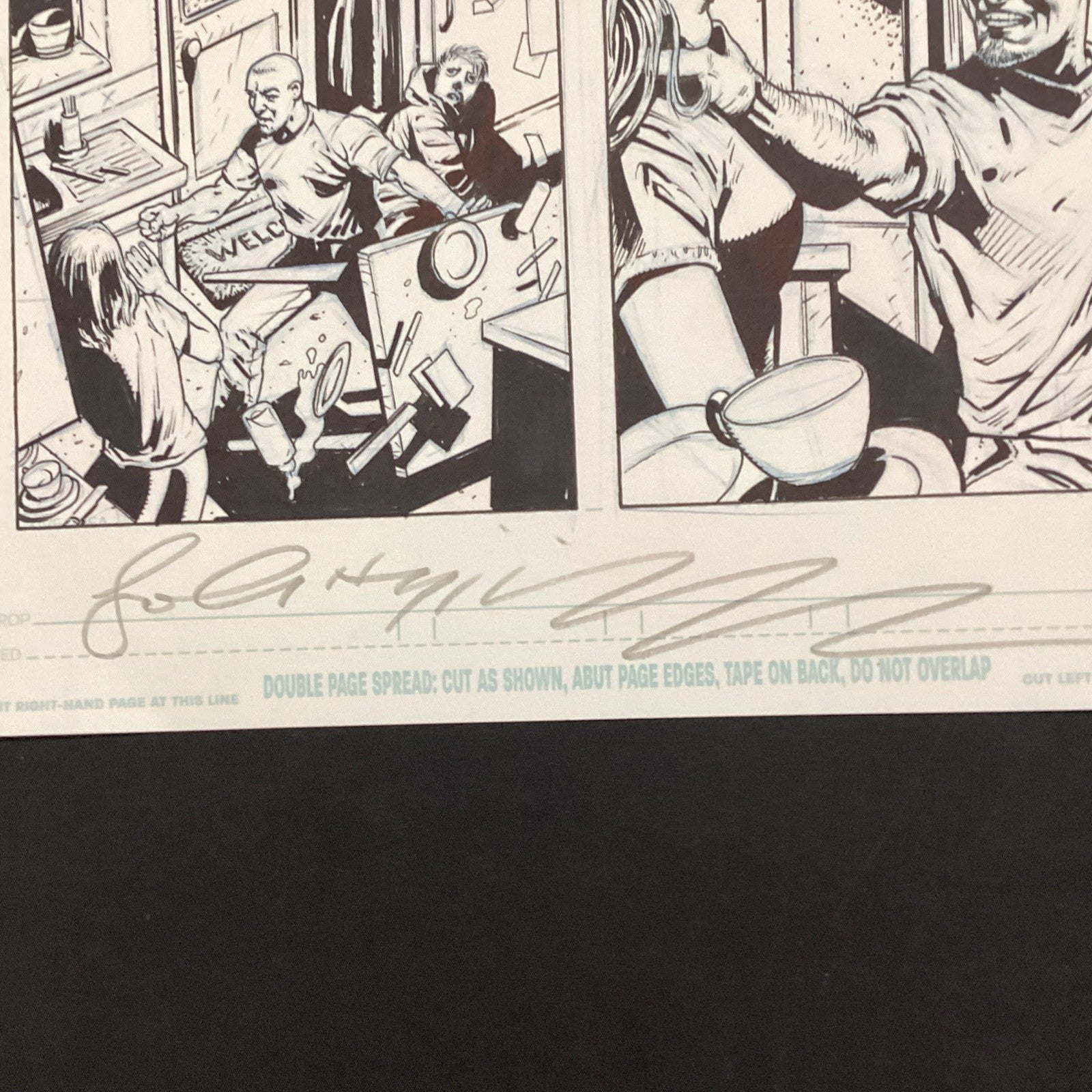Original Artwork for Thunderbolt Jaxon #1 Page 14 By John Higgins 20063