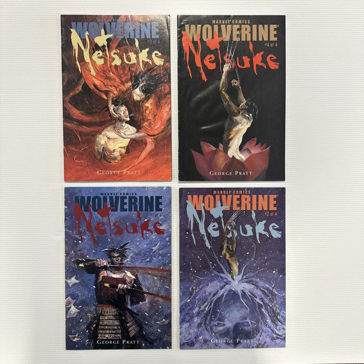 Wolverine Netsuke #1-4 2002 VF/NM Complete Set