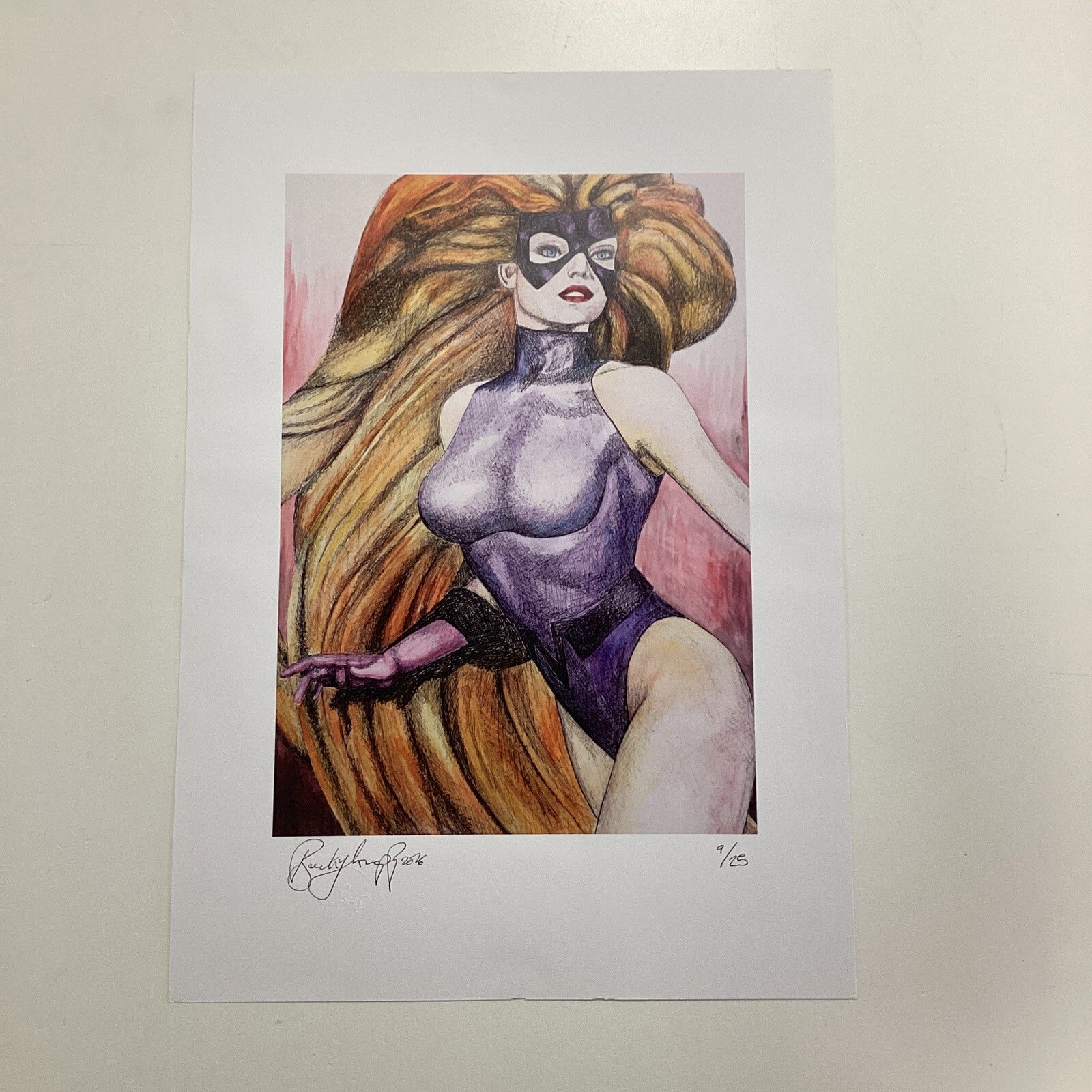 Medusa Signed Art Print by Becky Knapp0