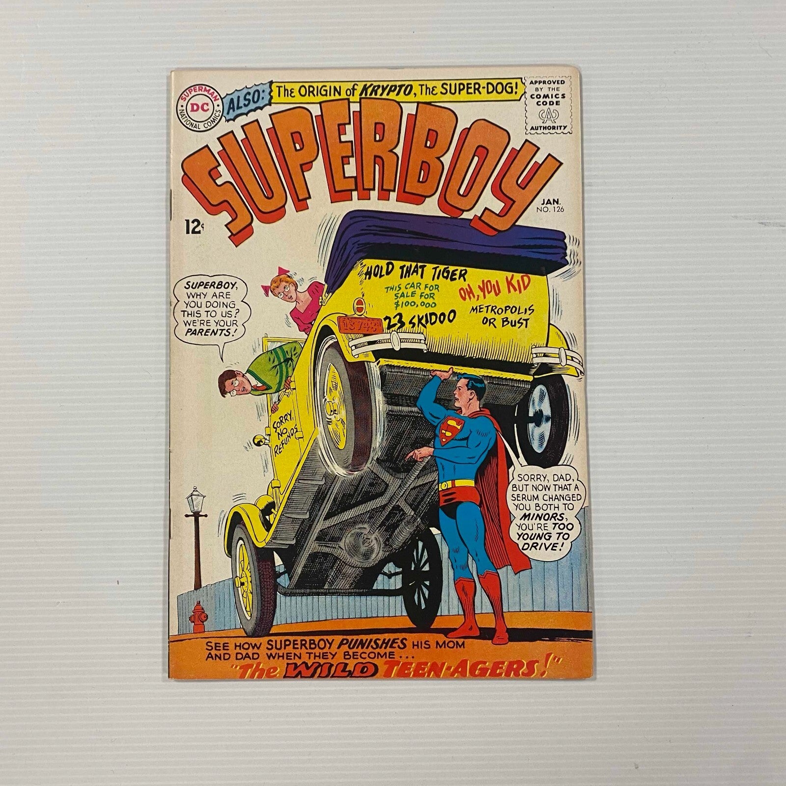 Superboy #126 1965 VF- Cent Copy0