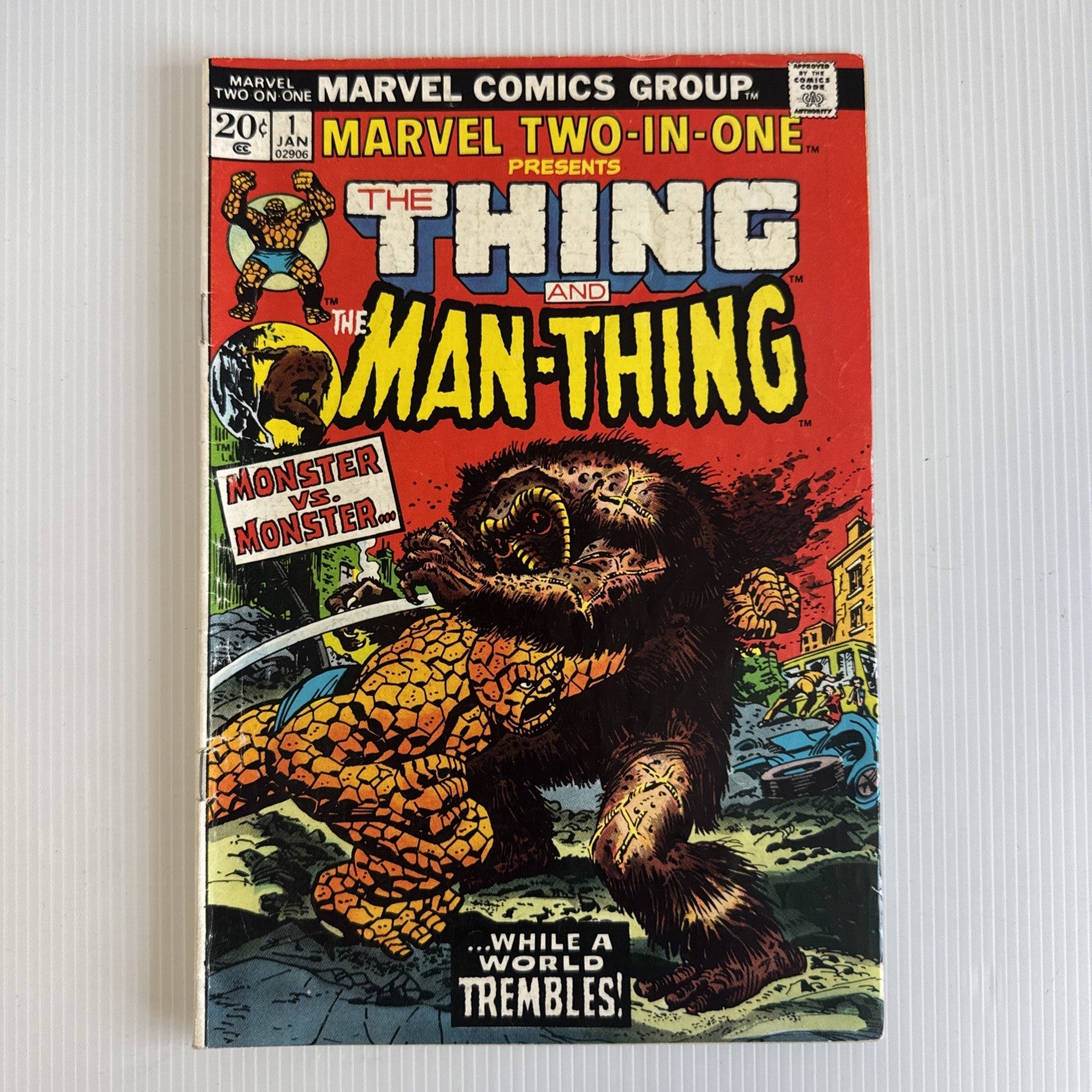 Marvel Two-in-One #1 1974 VG Man-Thing and Thing0