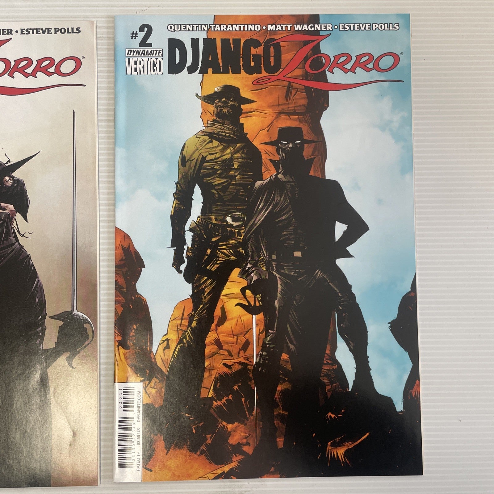 Django Zorro #1 & #2 2014 NM Tarantino, Wagner Jae Lee Dynamite4