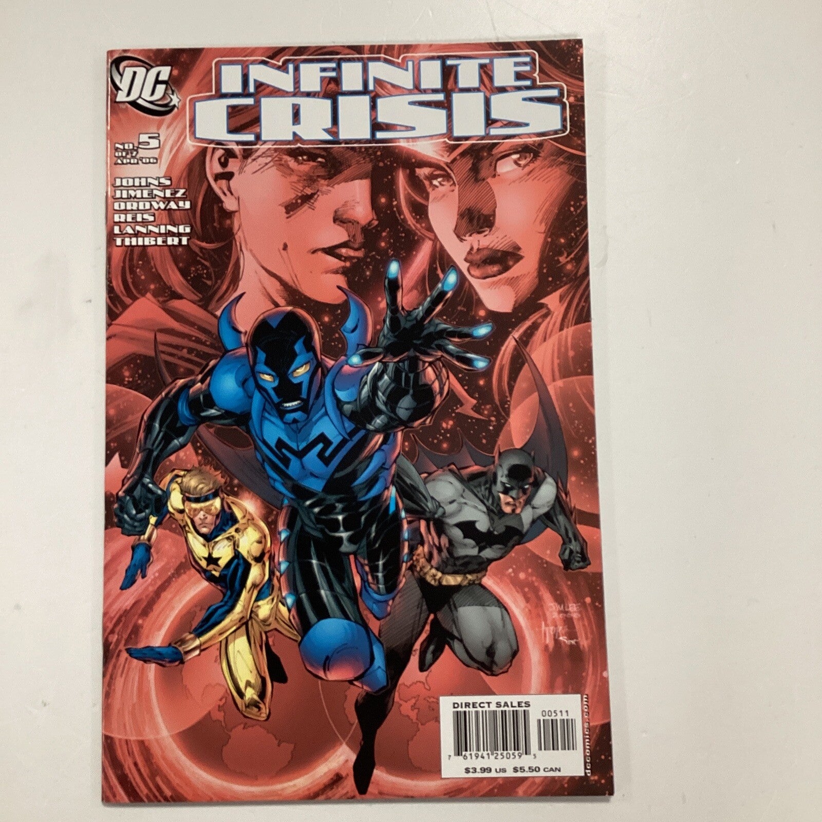 Infinite Crisis #5 2006 NM 1st App Jaime Reyes as Blue Beetle Jim Lee Variant0