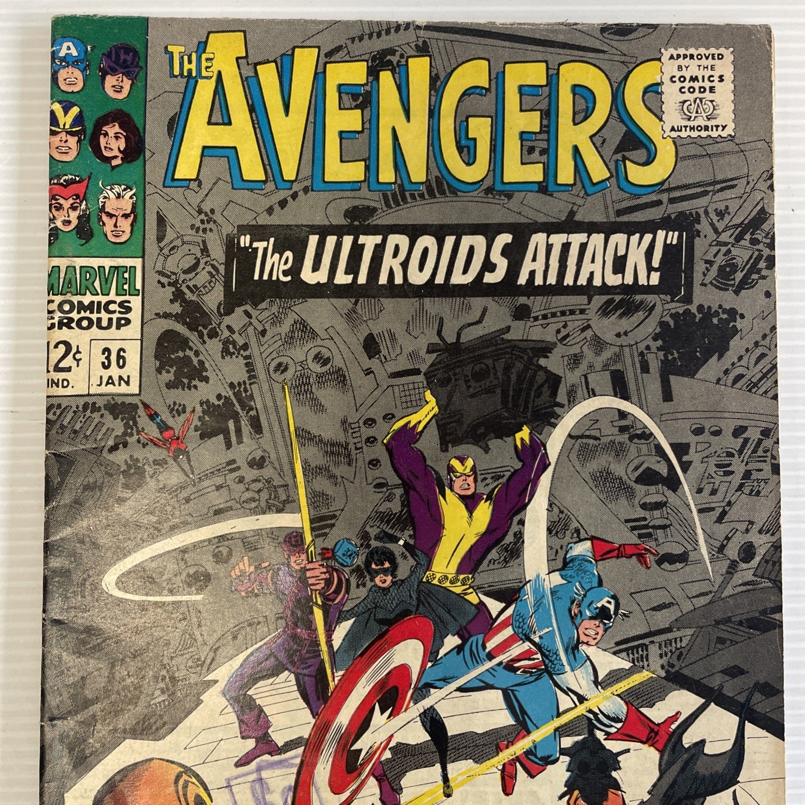 Avengers #36 1967 VG **Stamps on cover1