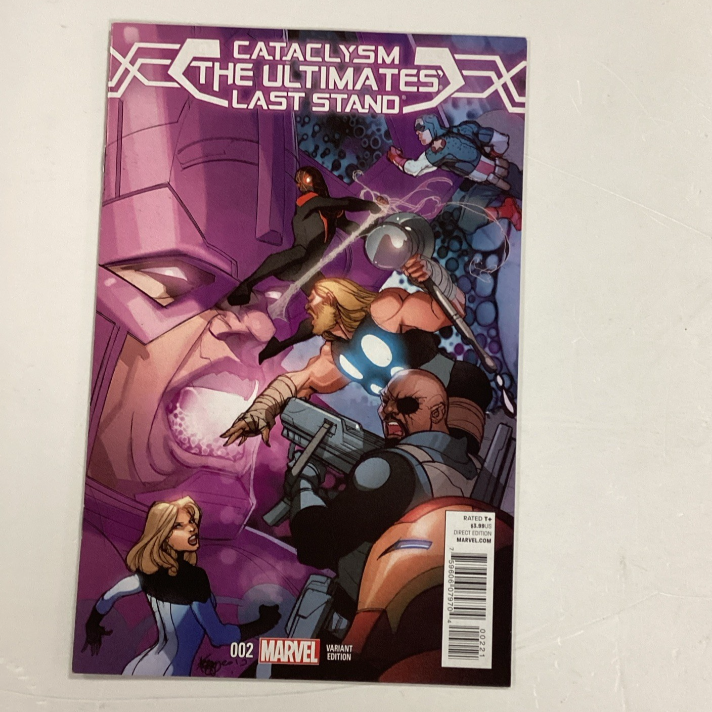Cataclysm Ultimates Last Stand #2 2014 NM 1:50 Pasqual Ferry Galactus Variant0
