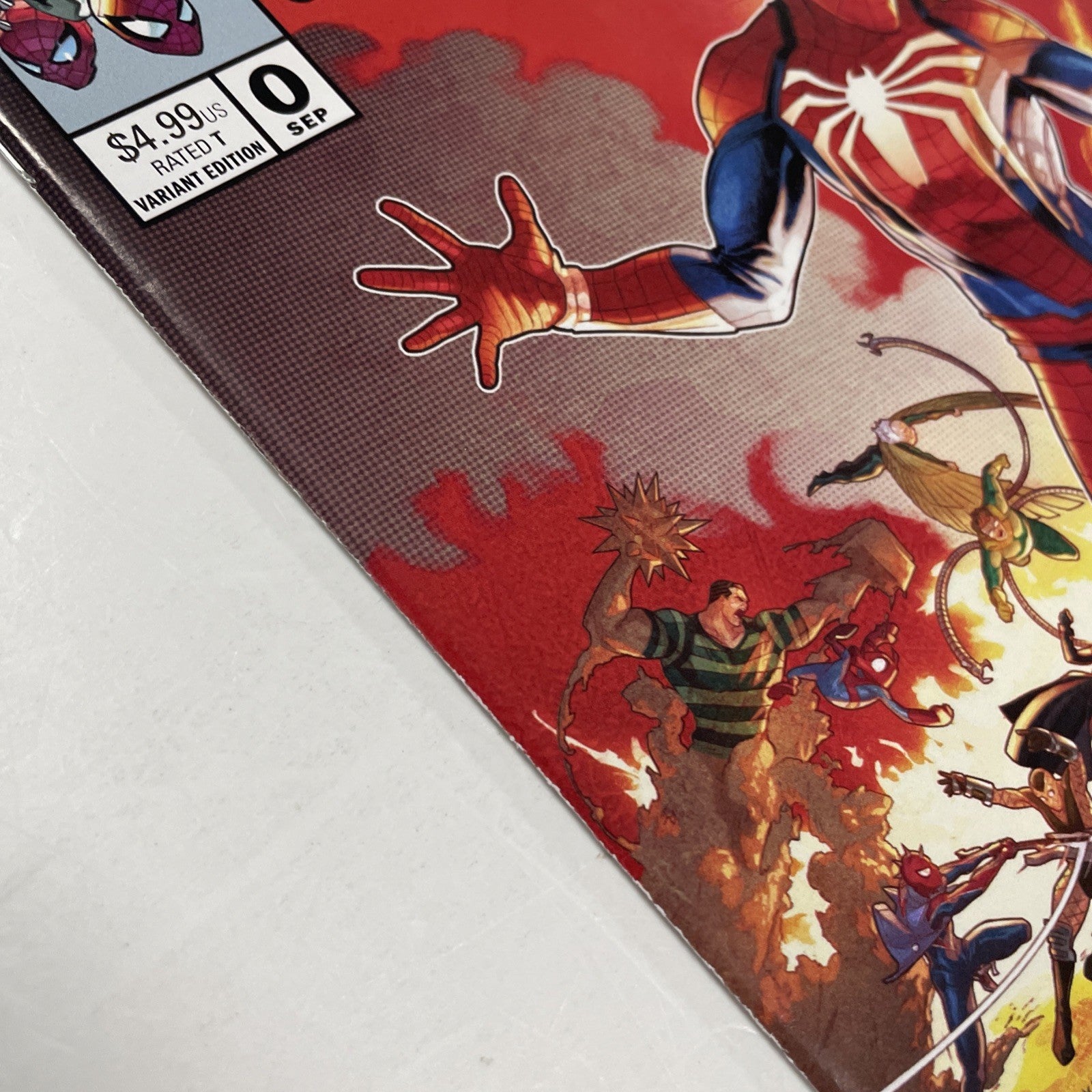 Spider-geddon #0 2018 NM Campbell Secret Wars #8 cover Homage Variant Edition (24