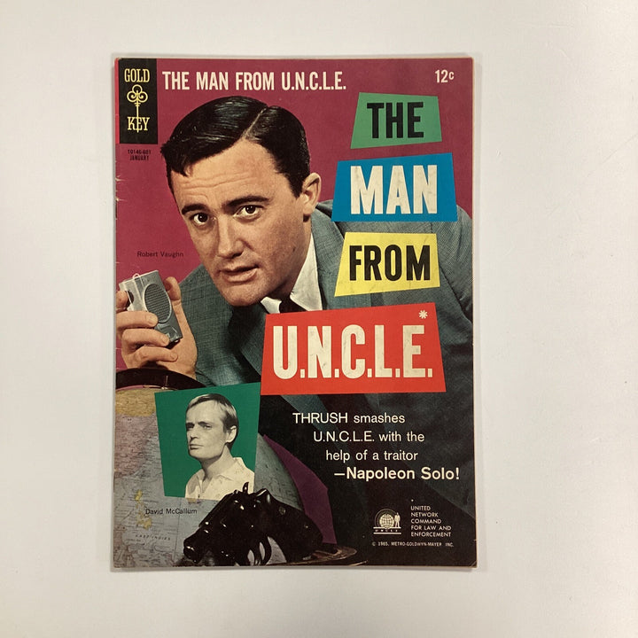 Gold Key Man From Uncle #4 1966 VG/FN0