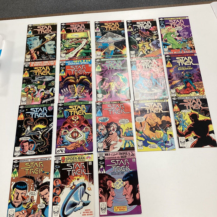 Star Trek #1-18 1980 Average VF+ Complete Set