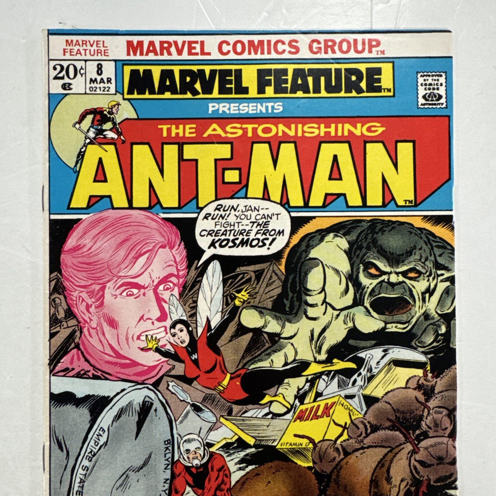 Marvel Feature #8 1973 VF- Signed by Jim Starlin1