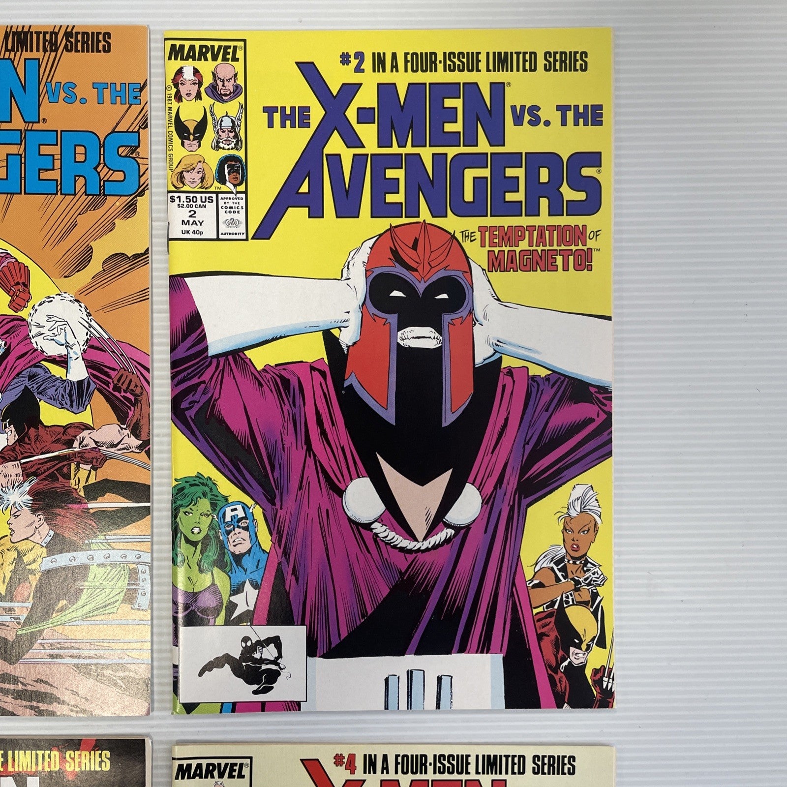 The X-Men vs. The Avengers #1-4 1987  VF/NM or Better complete set2
