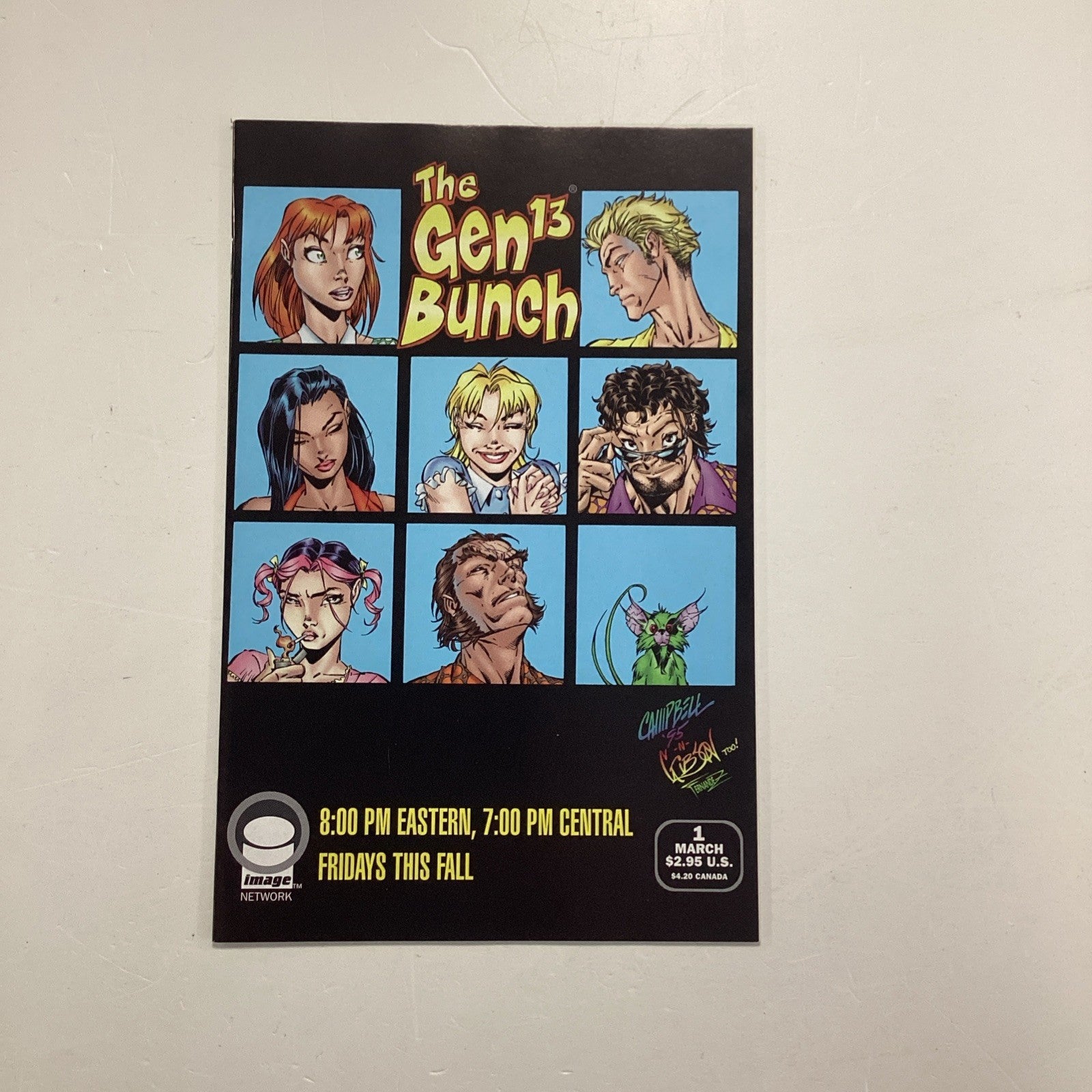 Gen 13 #1 1995 NM- J. Scott Campbell Brady Bunch Homage Gen Thirteen 1st Print0