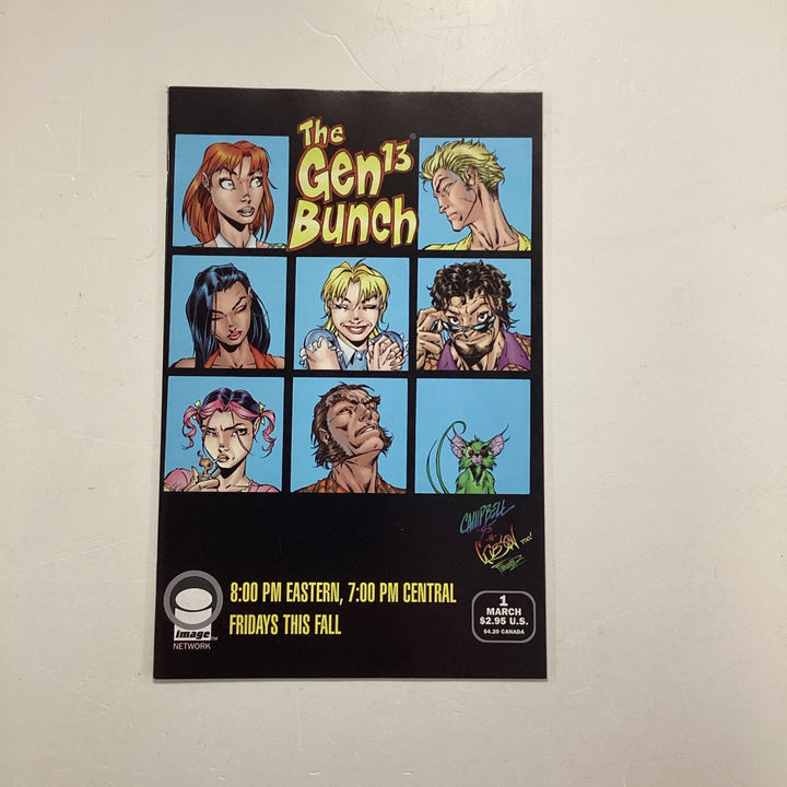 Gen 13 #1 1995 NM- J. Scott Campbell Brady Bunch Homage Gen Thirteen 1st Print0