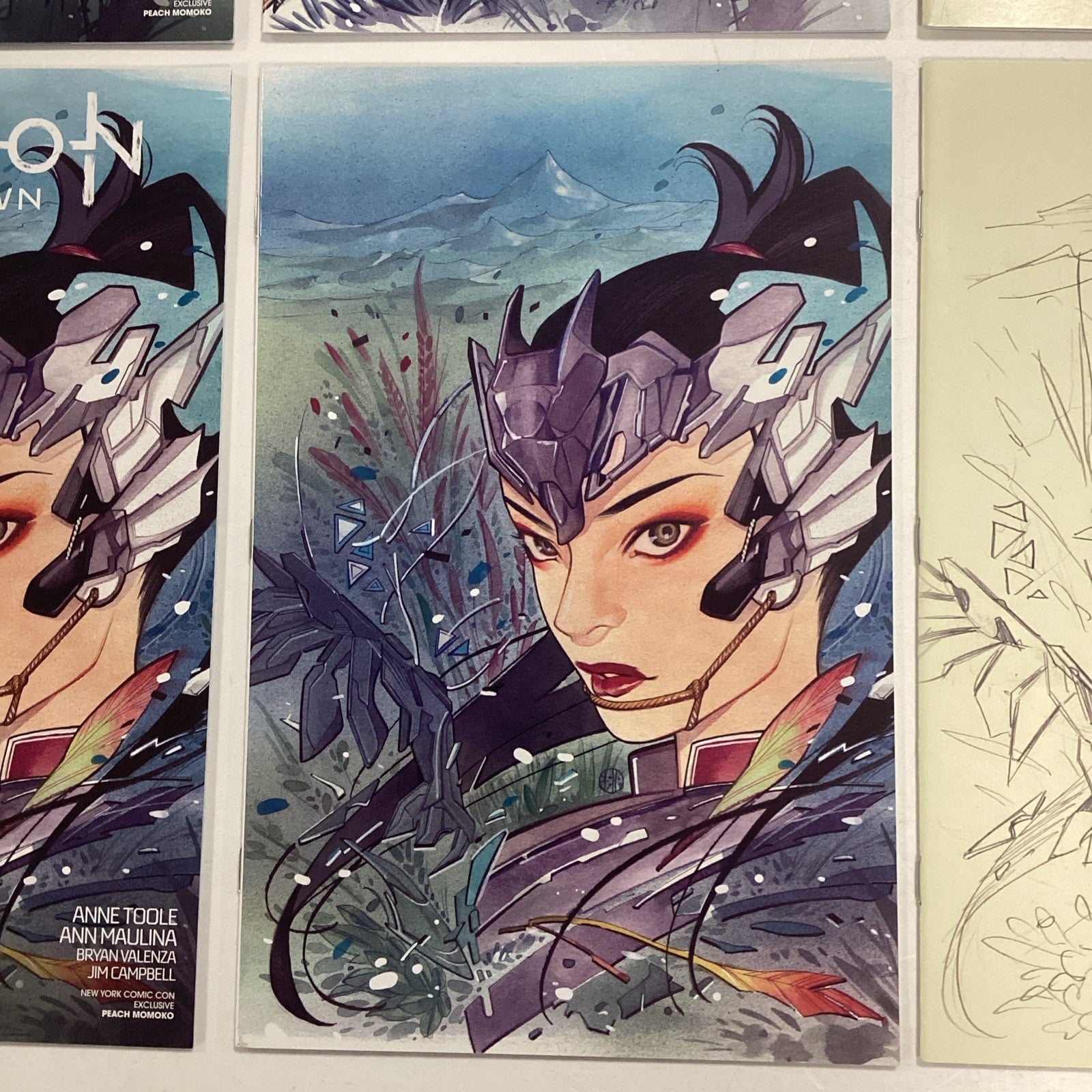 Horizon Zero Dawn #1 2020 NM 6x Peach Momoko NYCC & SDCC Trade, Virgin & Sketch5