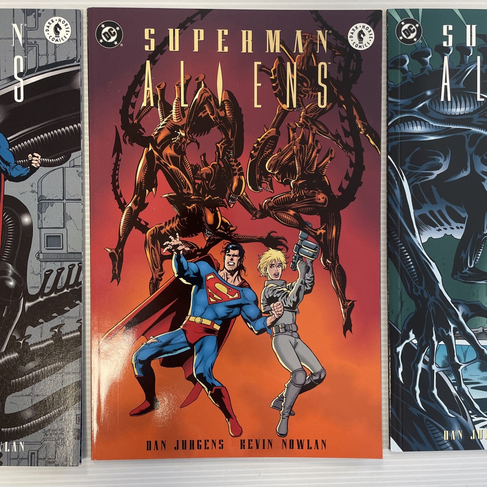 Superman vs Aliens Comic Books 1-3 1995 VF/NM Complete Set DC Dark Horse2