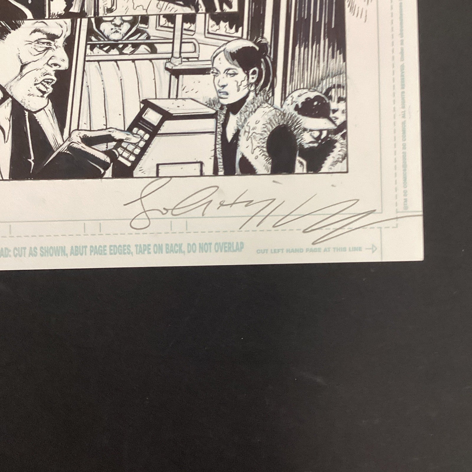 Original Artwork for Thunderbolt Jaxon #1 Page 9 By John Higgins 20063