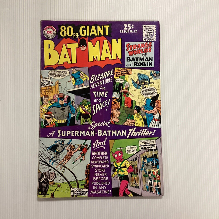 Batman 80 Page Giant #12 1965 FN+ pence stamp