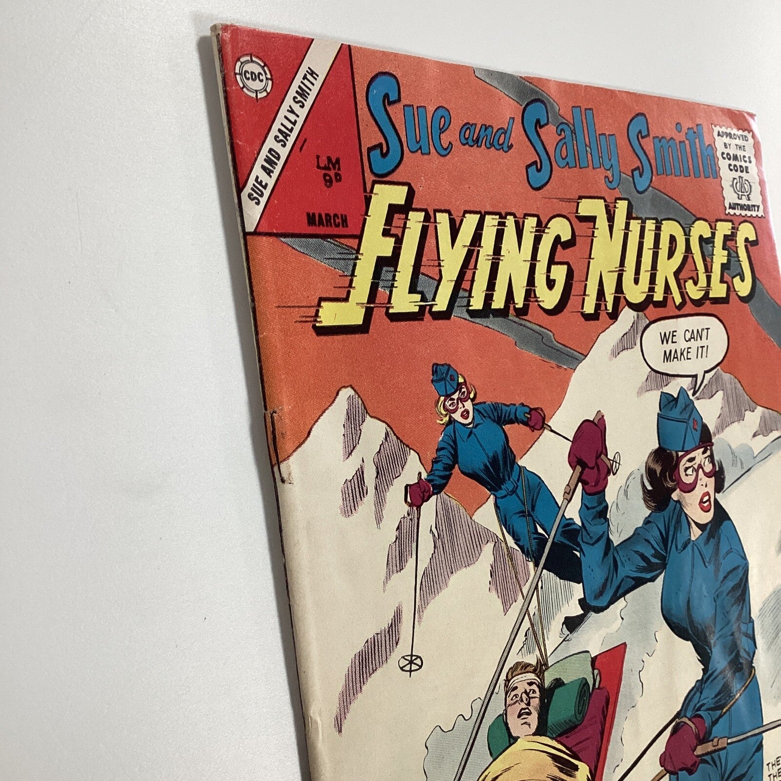 Sue and Sally Smith Flying Nurses 1962 #50 VG Pence copy **See Description4
