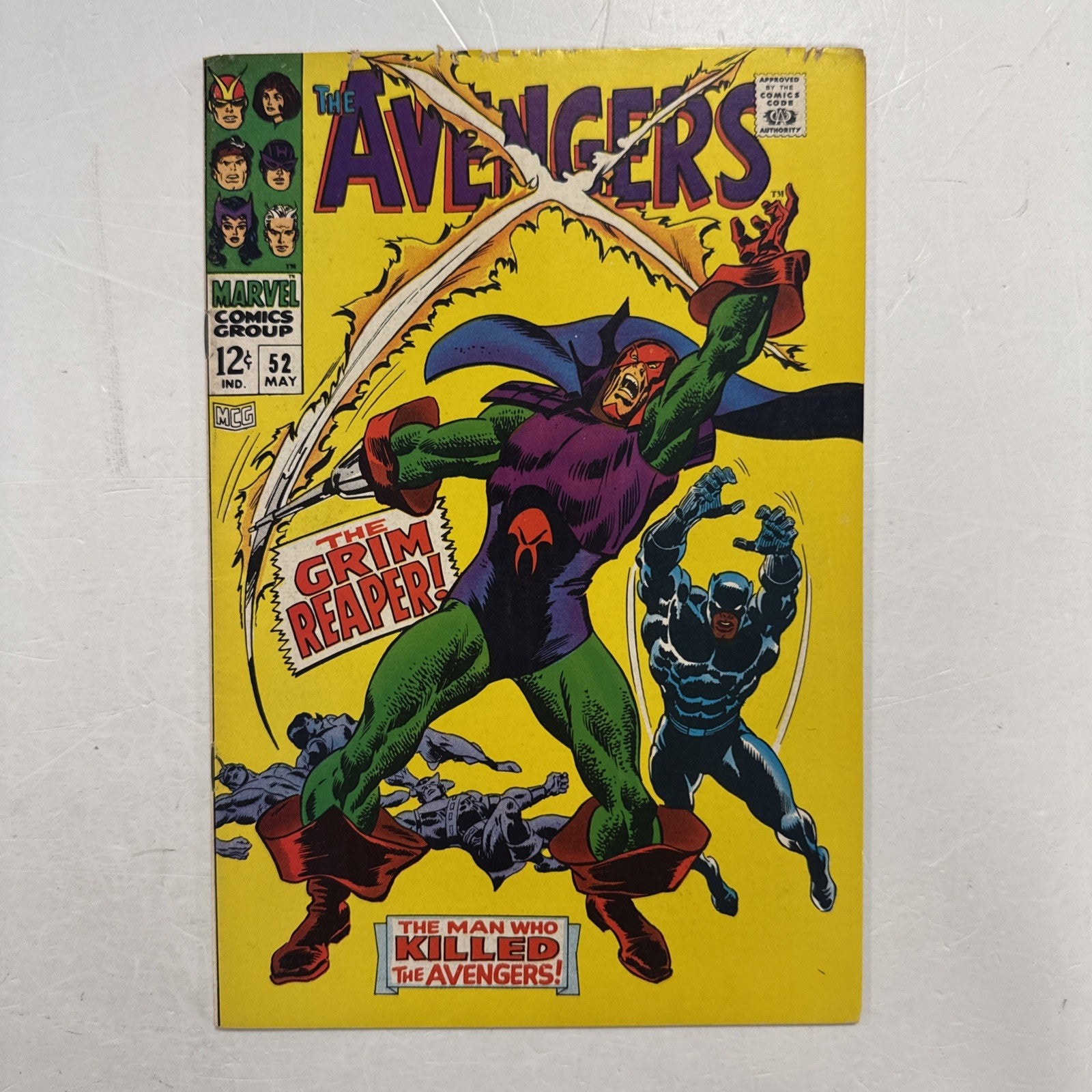 Avengers #52 1968 VG 1st Appearance of Grim Reaper0
