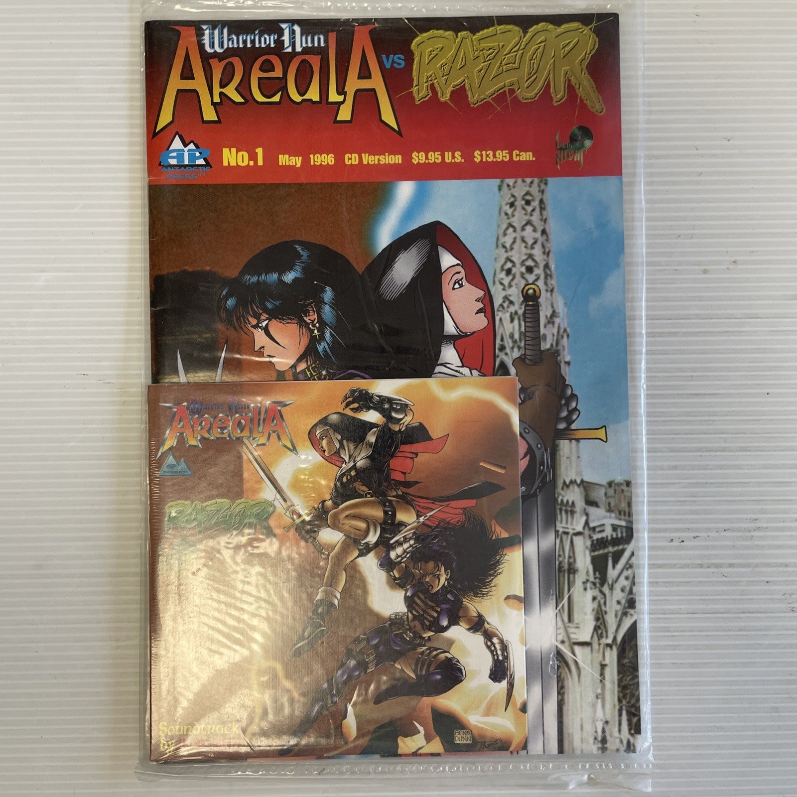 Areala vs Razor #1 1996 inc. CD Sealed AP Antarctic Press0