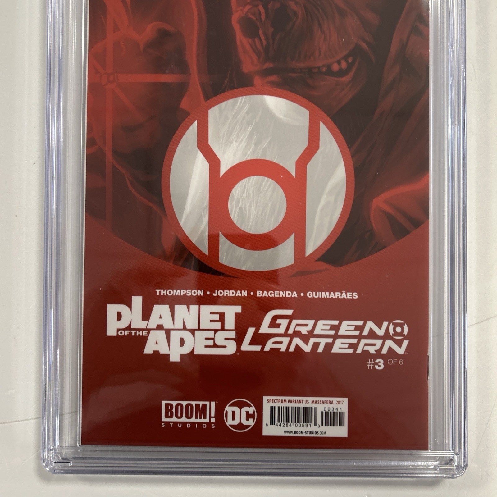 Planet of the Apes/Green Lantern #3 2017 CGC 9.8  Massafera 1:40 Virgin Variant11