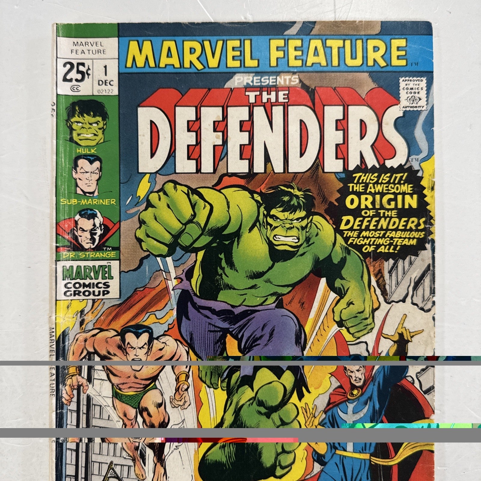 Marvel Feature #1 1971 VG Origin & 1st Appearance of Defenders Team1