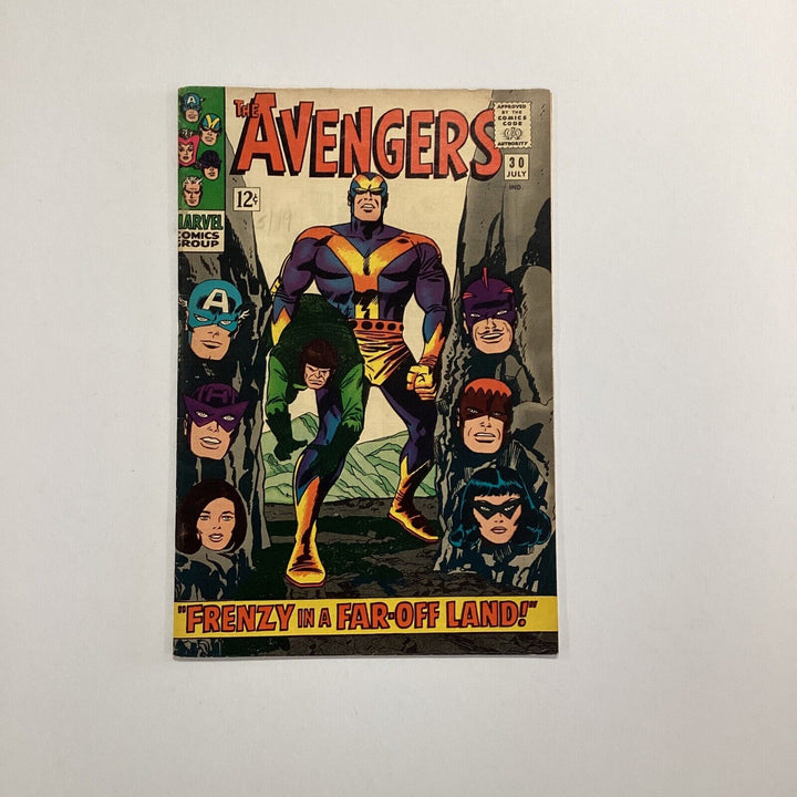 Avengers #30 1966 VG+ Cent Copy **faint pen mark on front