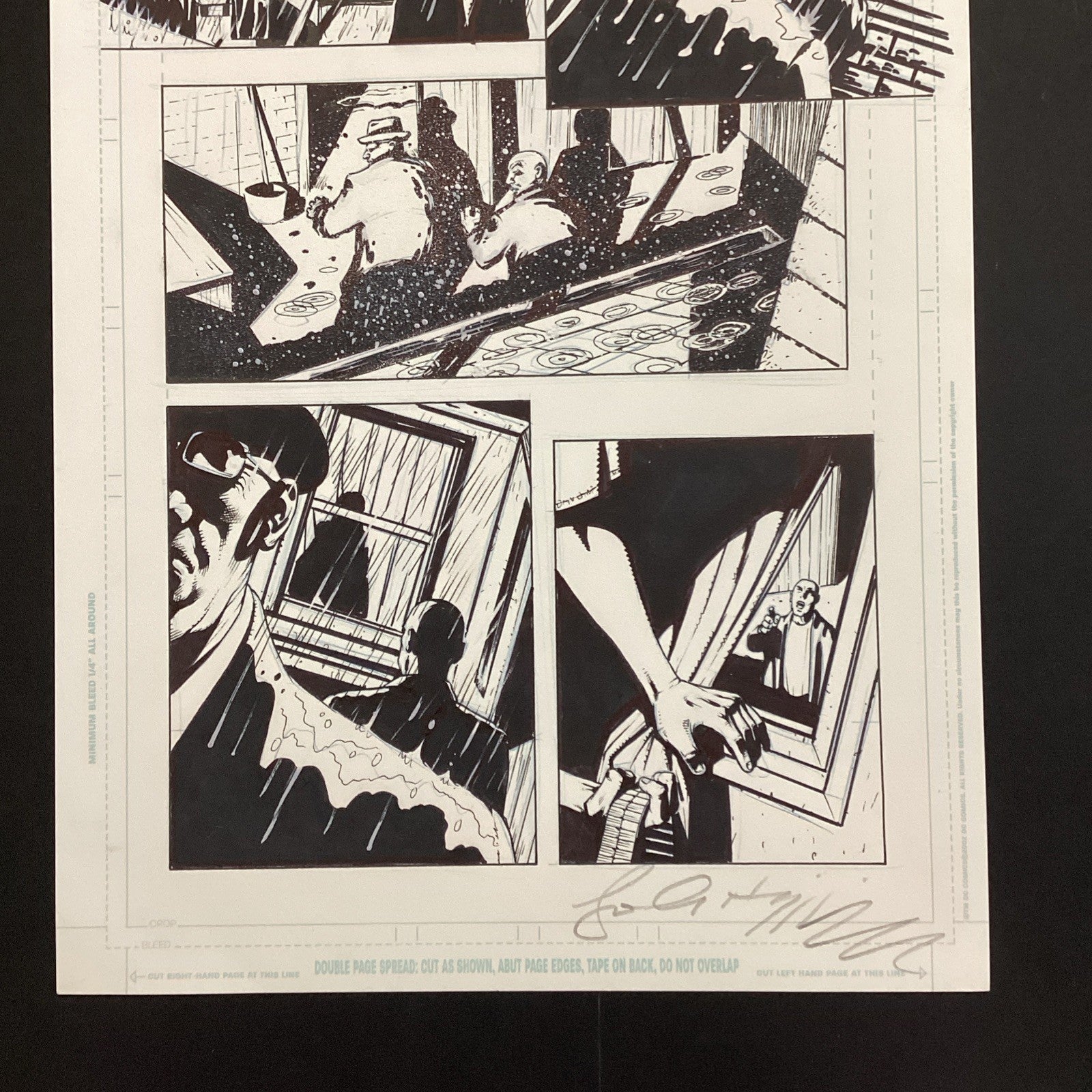 Original Artwork for Thunderbolt Jaxon #1 Page 16 By John Higgins 20062