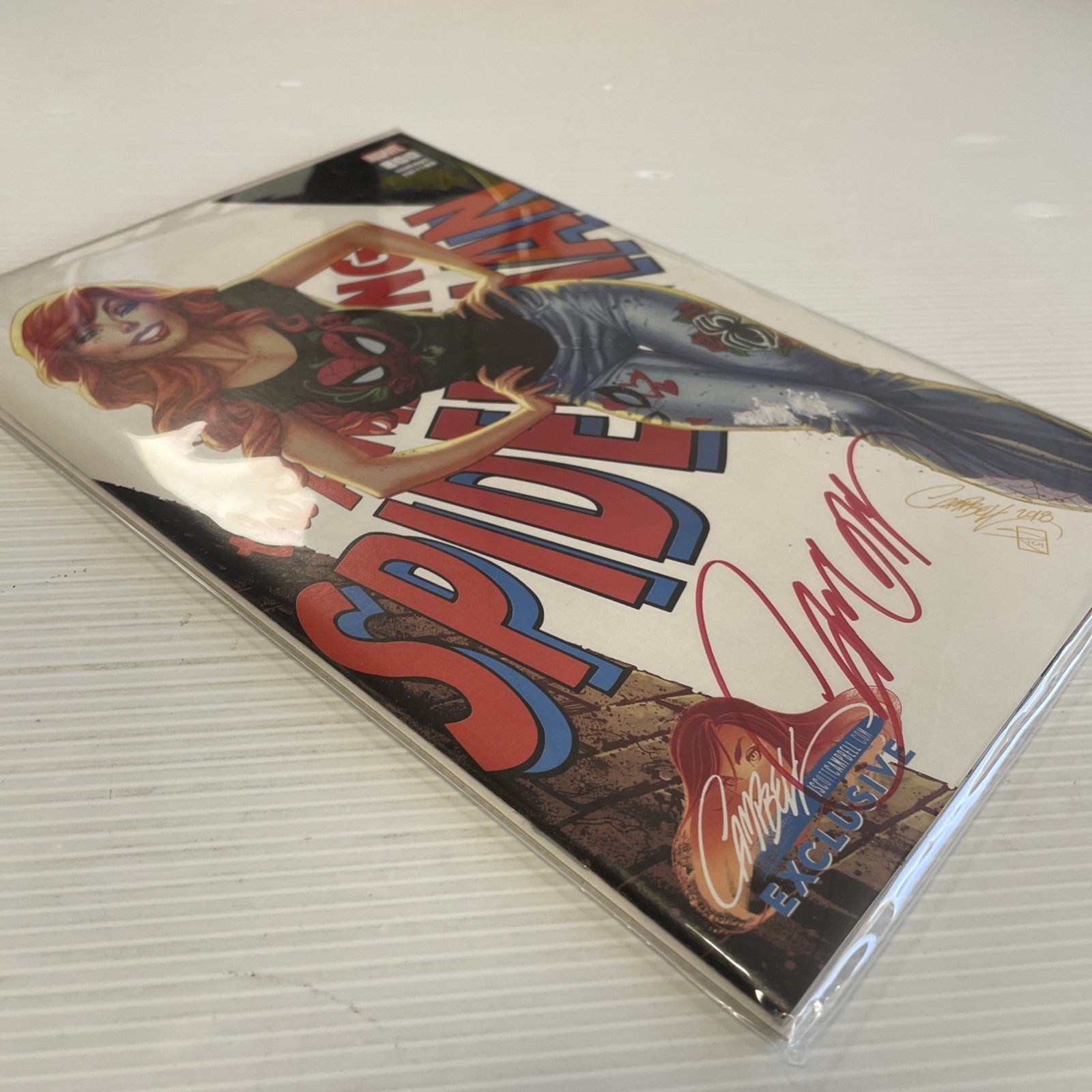 Amazing Spider-Man #800 2018 Signed J Scott Campbell Store Exclusive Variant B3