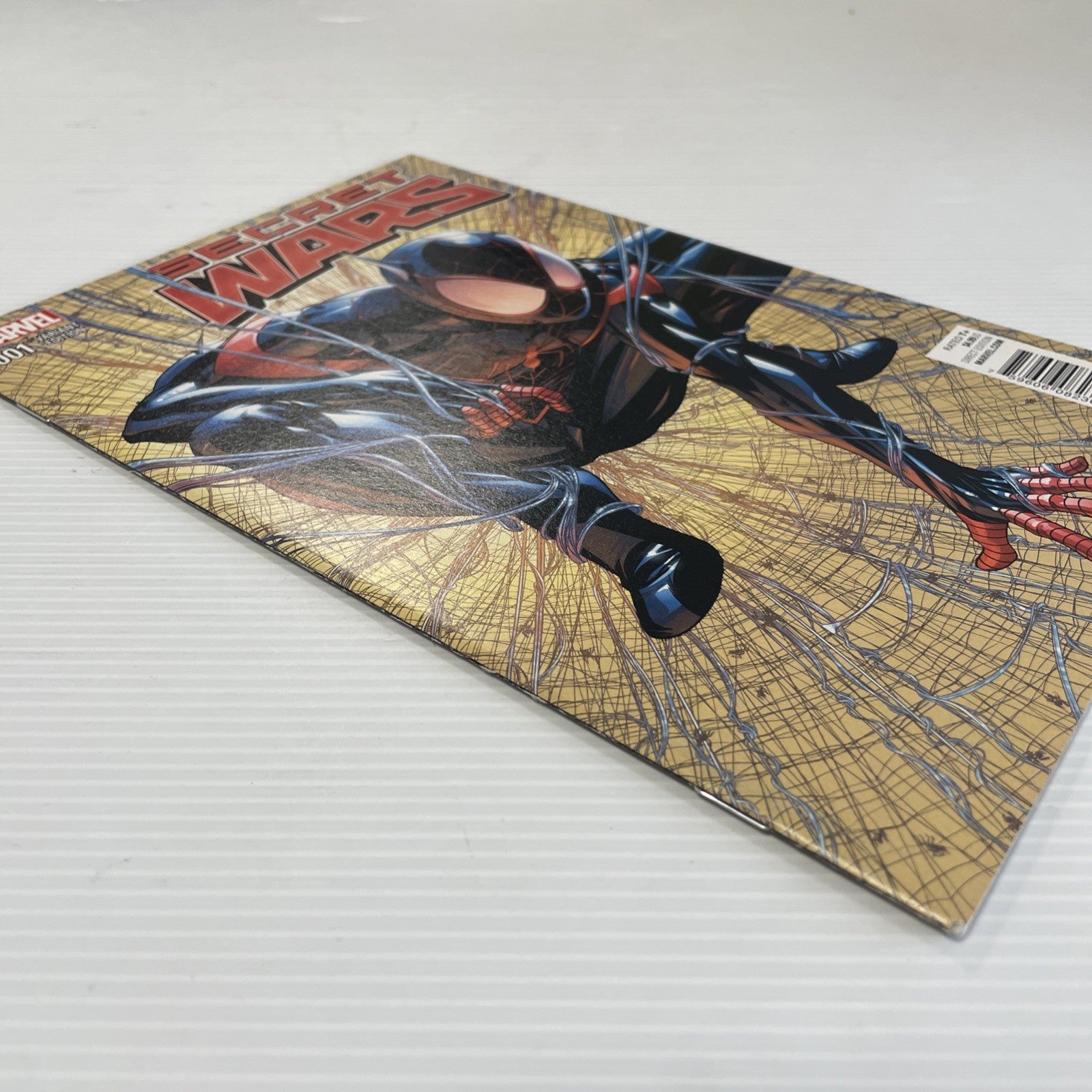 Secret Wars #1 2015 VF McKone Miles Morales Todd McFarlane Spider-Man #1 Homage3