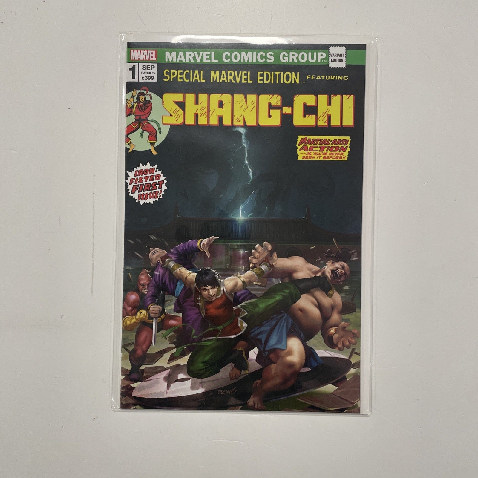Shang-chi #1 2020 NM Derrick Chew Homage Variant Ltd to 1000 Copies With CoA0