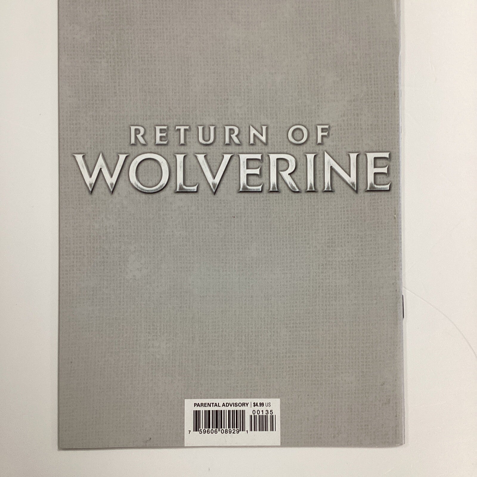 Return Of Wolverine #1 2018 NM Mcniven 1:300 Brown Costume Virgin Variant6