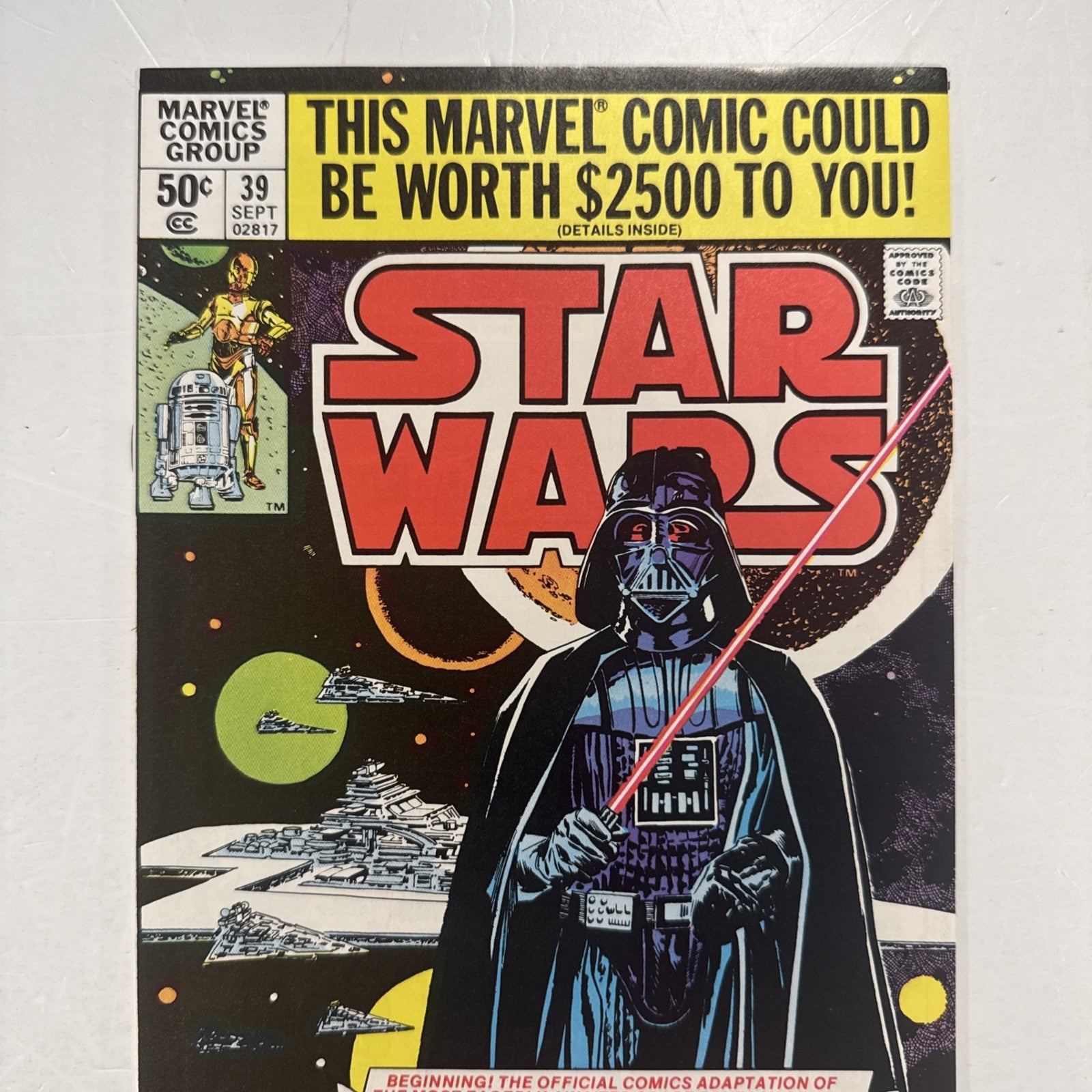 Star Wars #39 1980 VF/NM Newsstand The Empire Strikes Back storyline Part 11