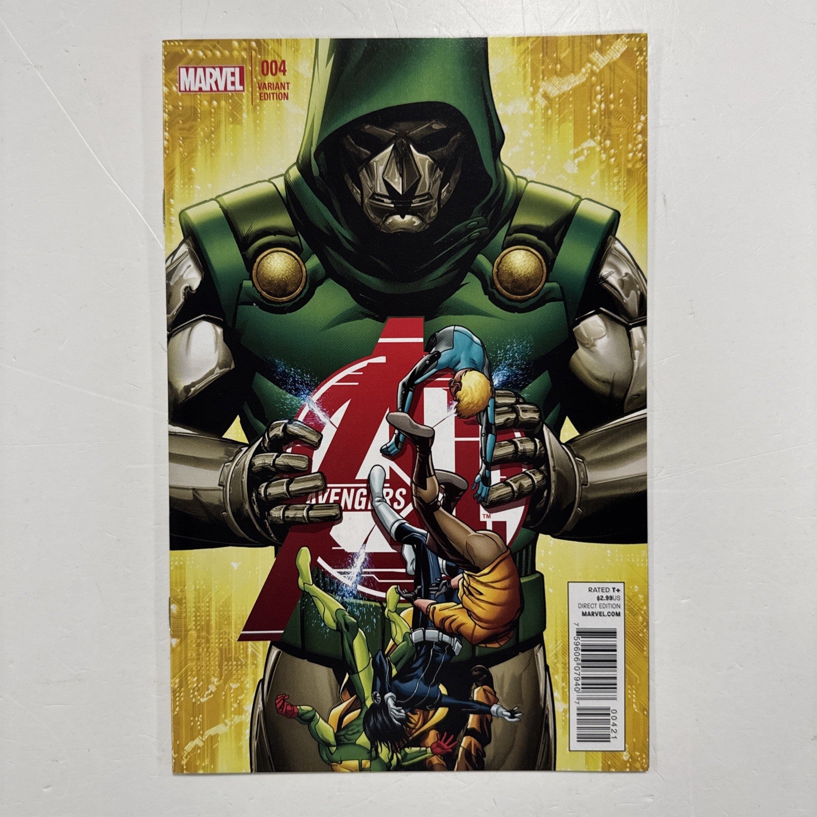 Avengers Ai #4 2013 VF/NM 1:50 Mike Mckone Dr Doom Variant0