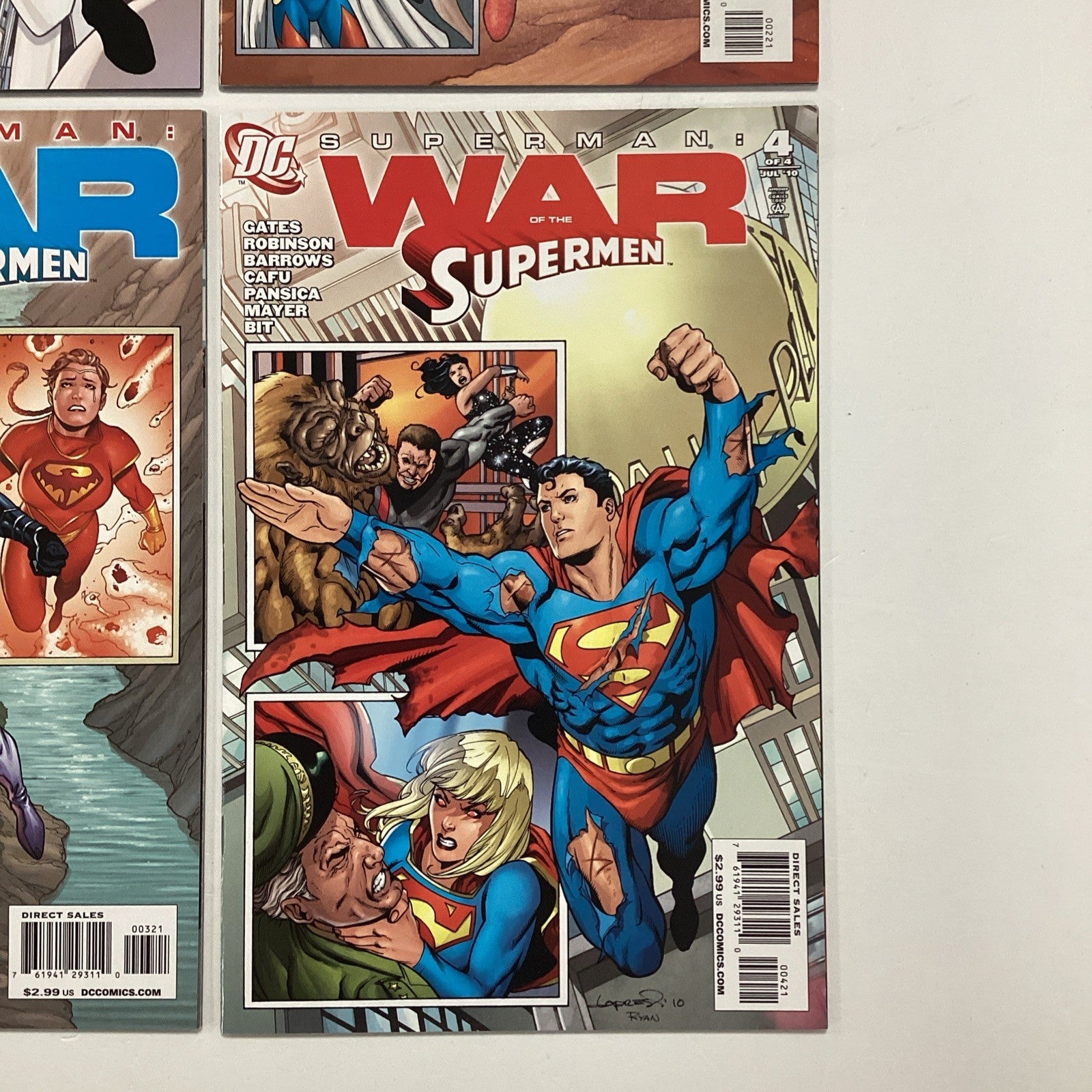 Superman: War Of The Supermen #1-4 2010 NM All Variant Covers Complete Set4