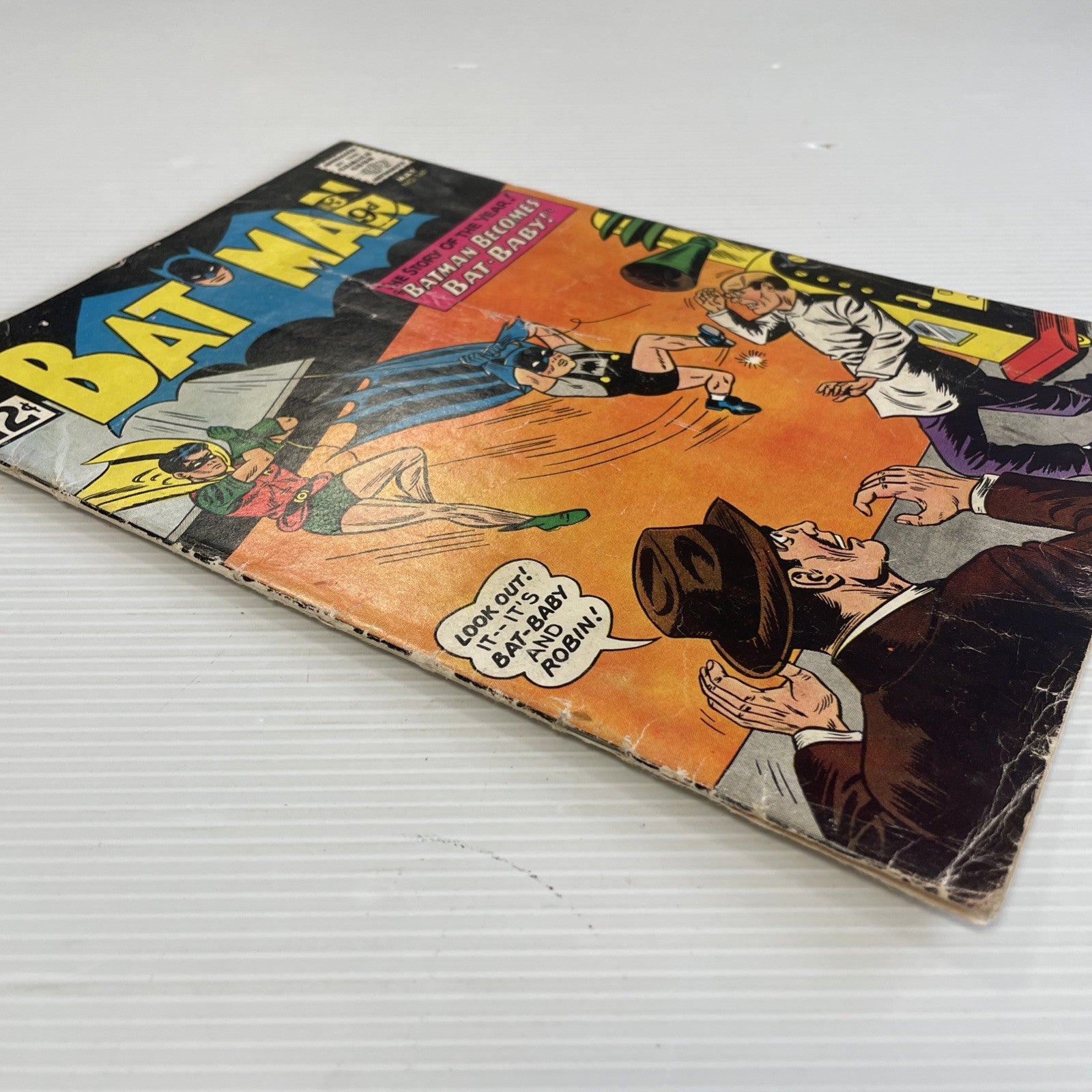 Batman #147 1962 GD+ Pence Stamp **80mm tear in front cover3