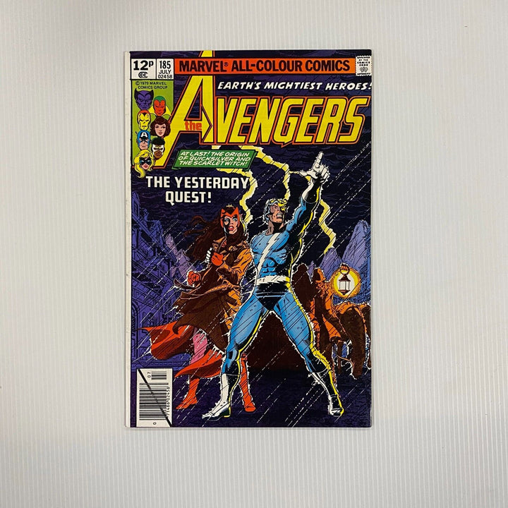 Avengers #185 NM 1979 Raw Comic Pence Copy