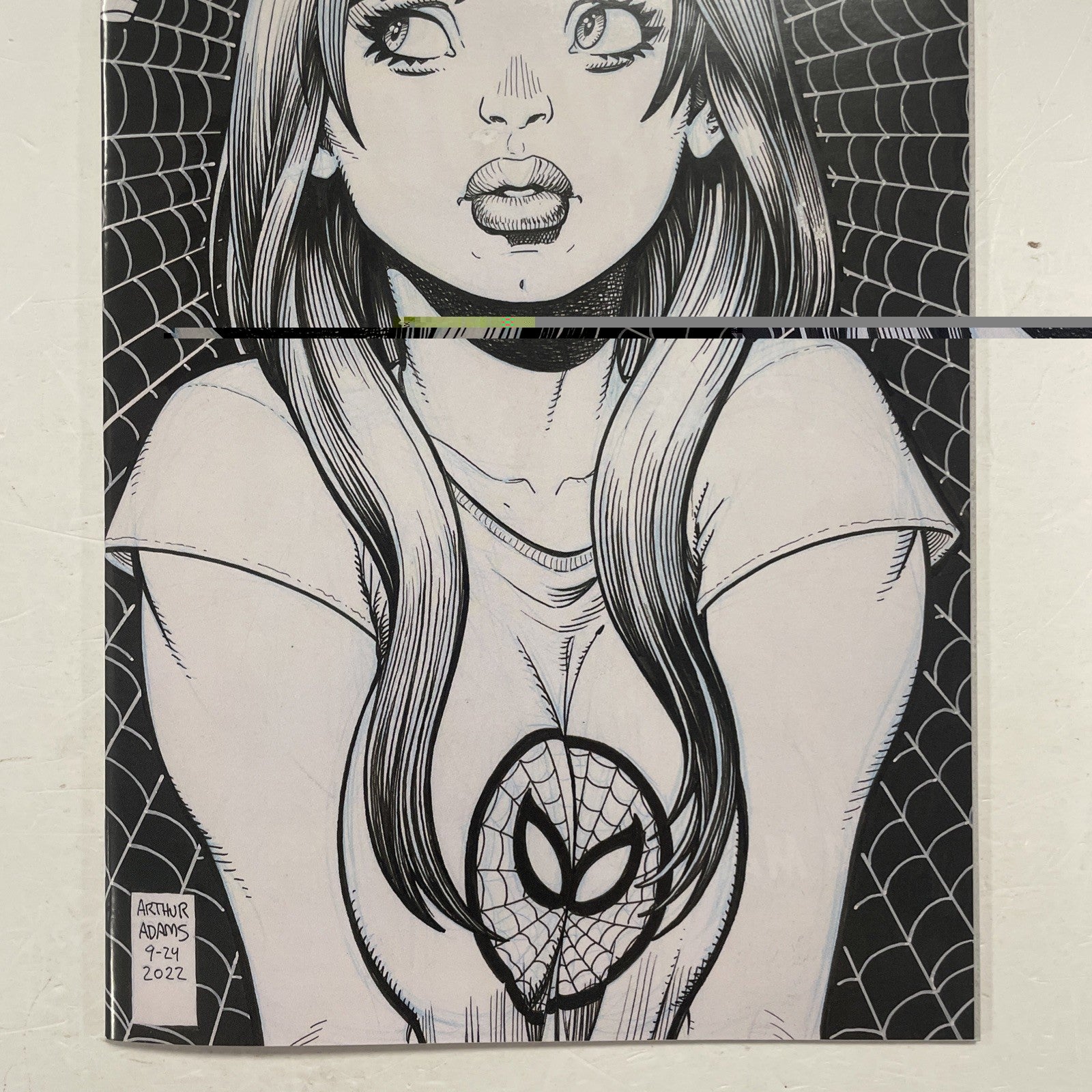 Amazing Spider-man #26 2022 NM Arthur Adams B&W Sketch Virgin Variant2
