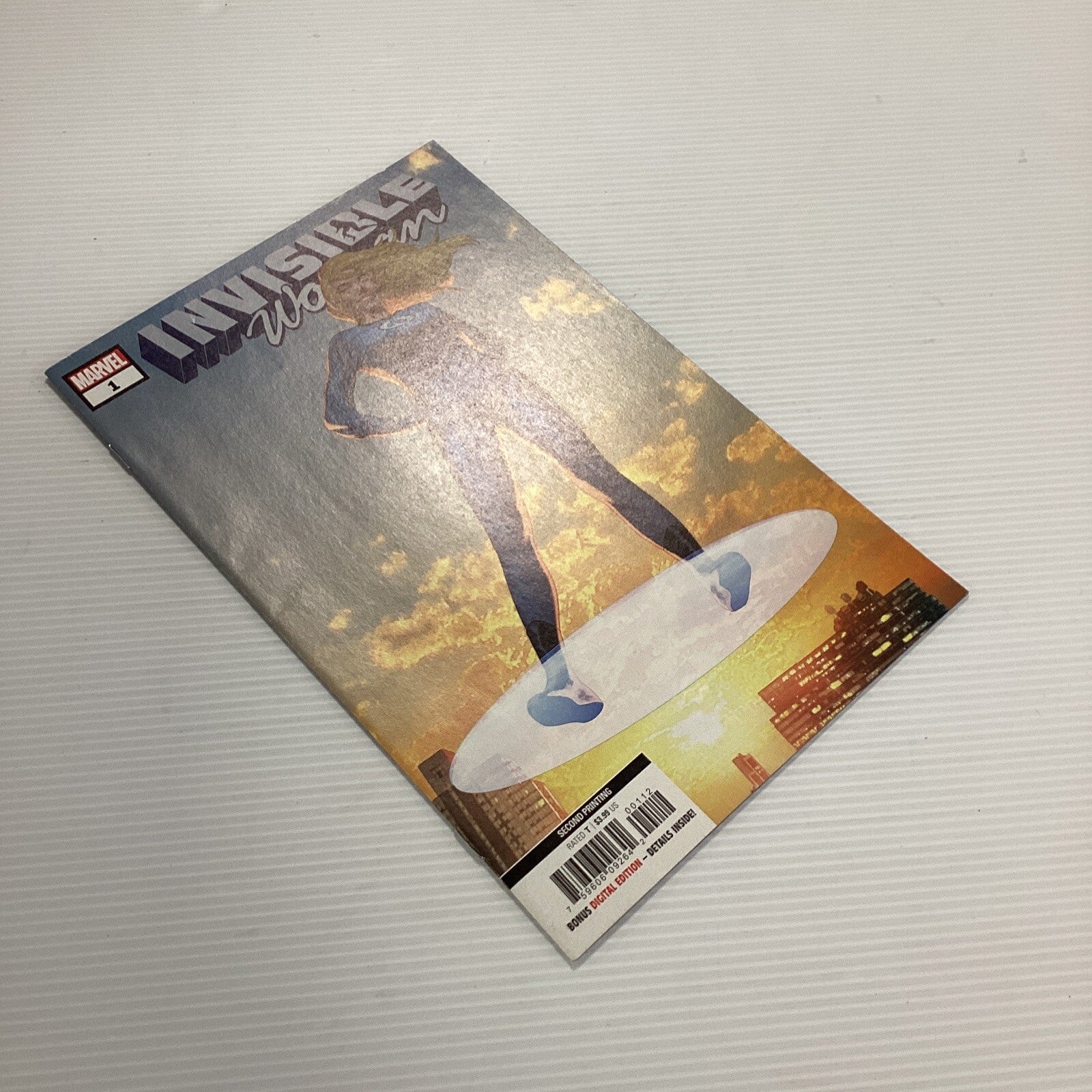 Invisible Woman #1 2019 VF/NM Second Print Mattie De Lulus Variant3