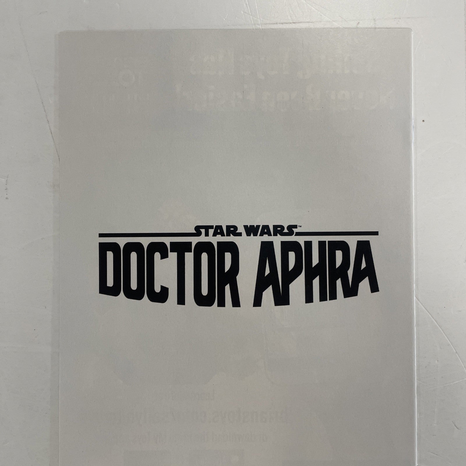 Star Wars Doctor Aphra #8 2017 SIGNED Ashley Witter Sketch B&W**5