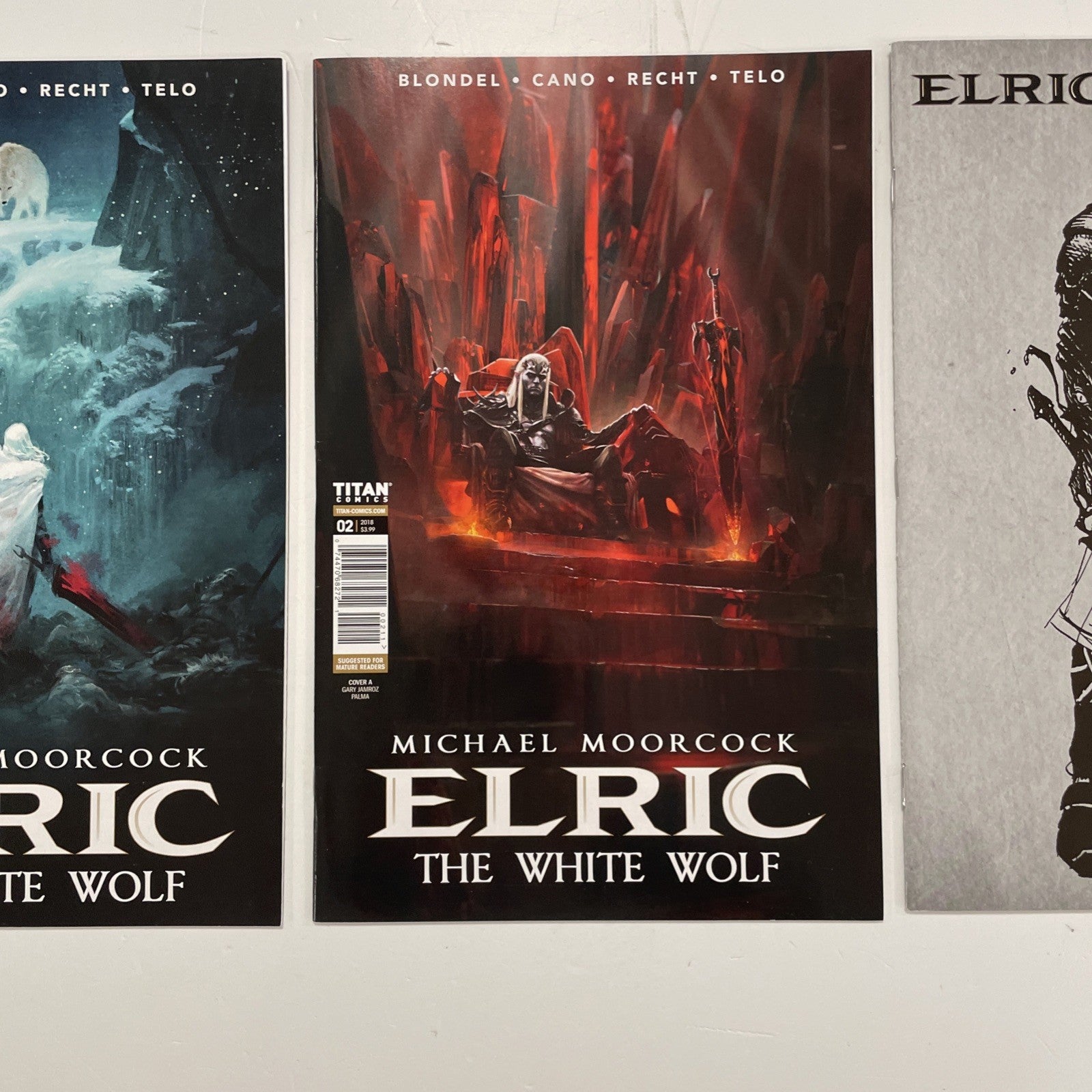 Elric: The White Wolf #1-2 2018 & #1 Variant NM Michael Moorcock2