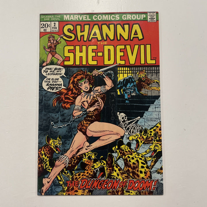Shanna The She-devil #2 1973 FN (3)0