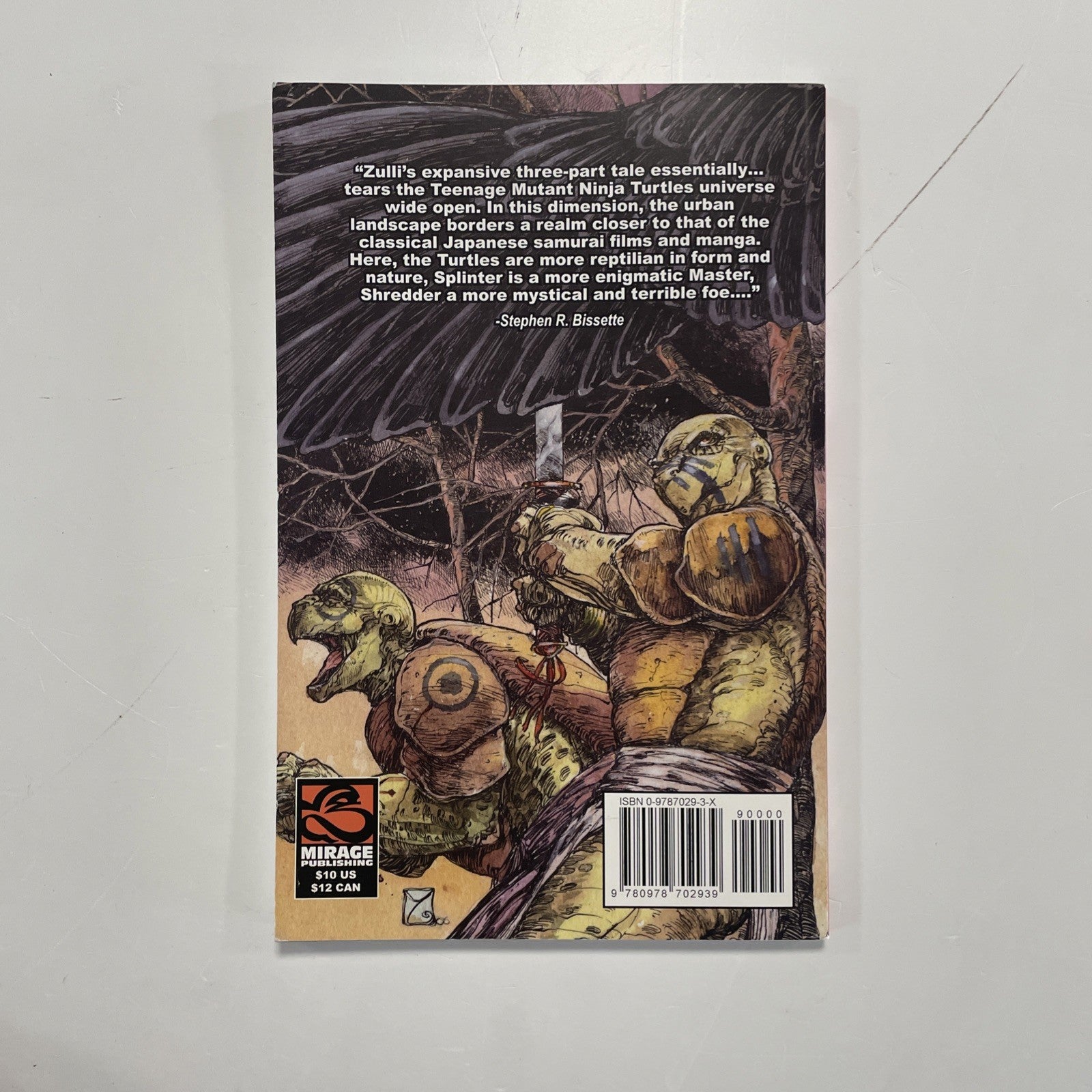 Teenage Mutant Ninja Turtles Soul's Winter 2007 Mirage Michael Zulli 1st Edition6